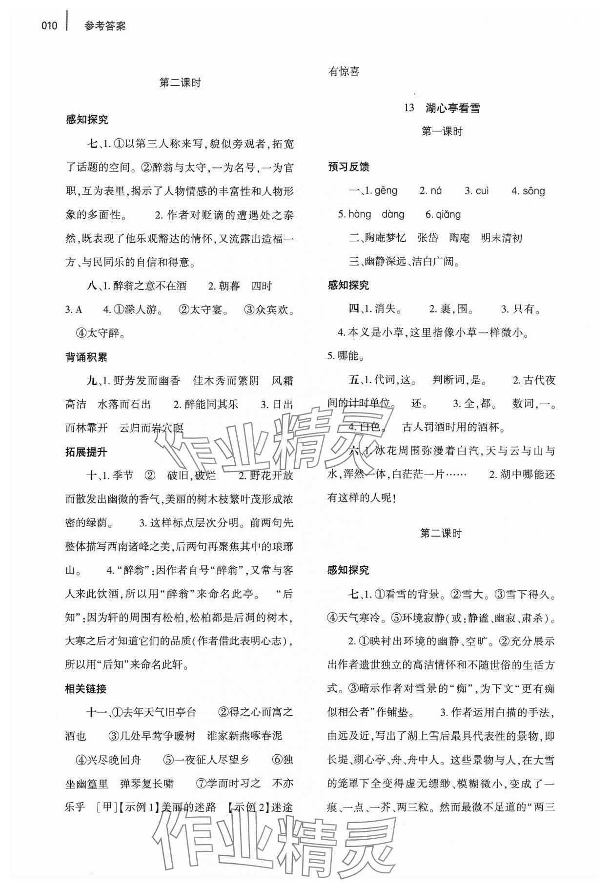 2023年基礎(chǔ)訓(xùn)練大象出版社九年級(jí)語(yǔ)文上冊(cè)人教版 第10頁(yè)