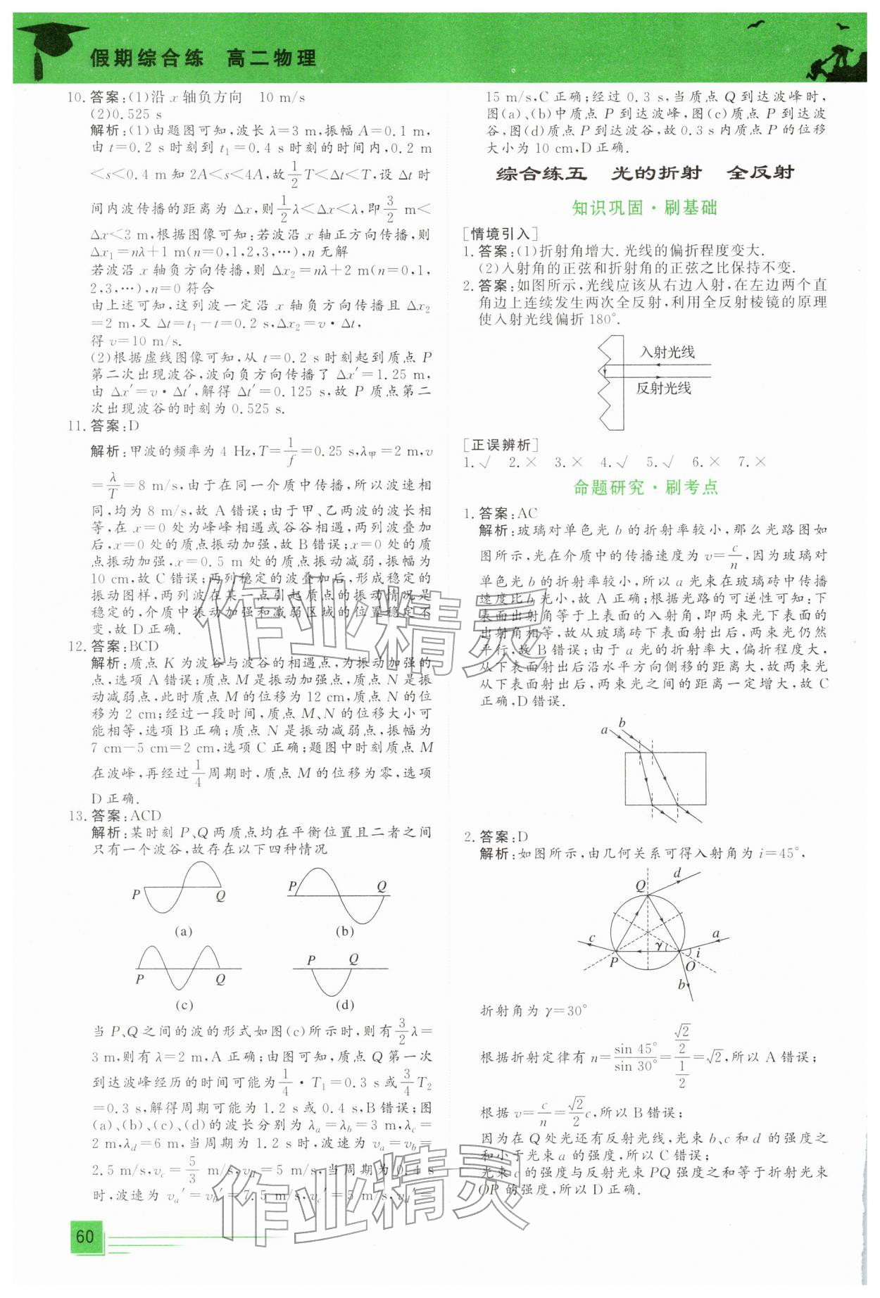2026年文軒假期綜合練高二物理&nbsp;第6頁