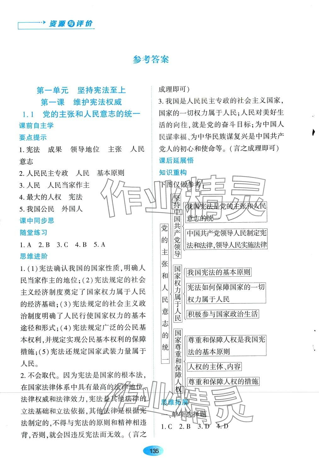 2024年資源與評(píng)價(jià)黑龍江教育出版社八年級(jí)道德與法治下冊(cè)人教版 第1頁(yè)