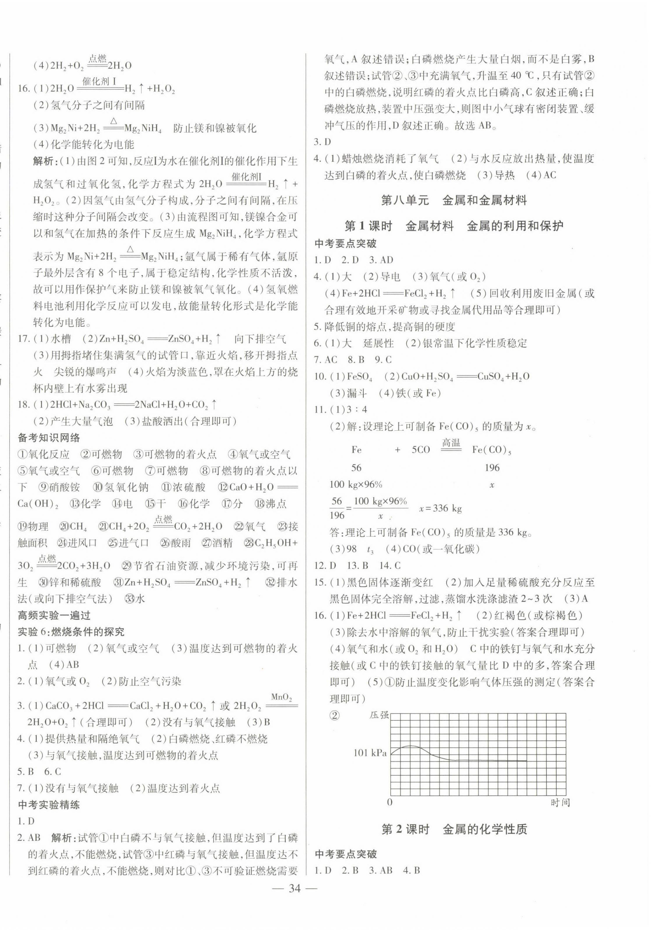 2024年智慧大課堂學(xué)業(yè)總復(fù)習(xí)全程精練化學(xué)人教版 第10頁