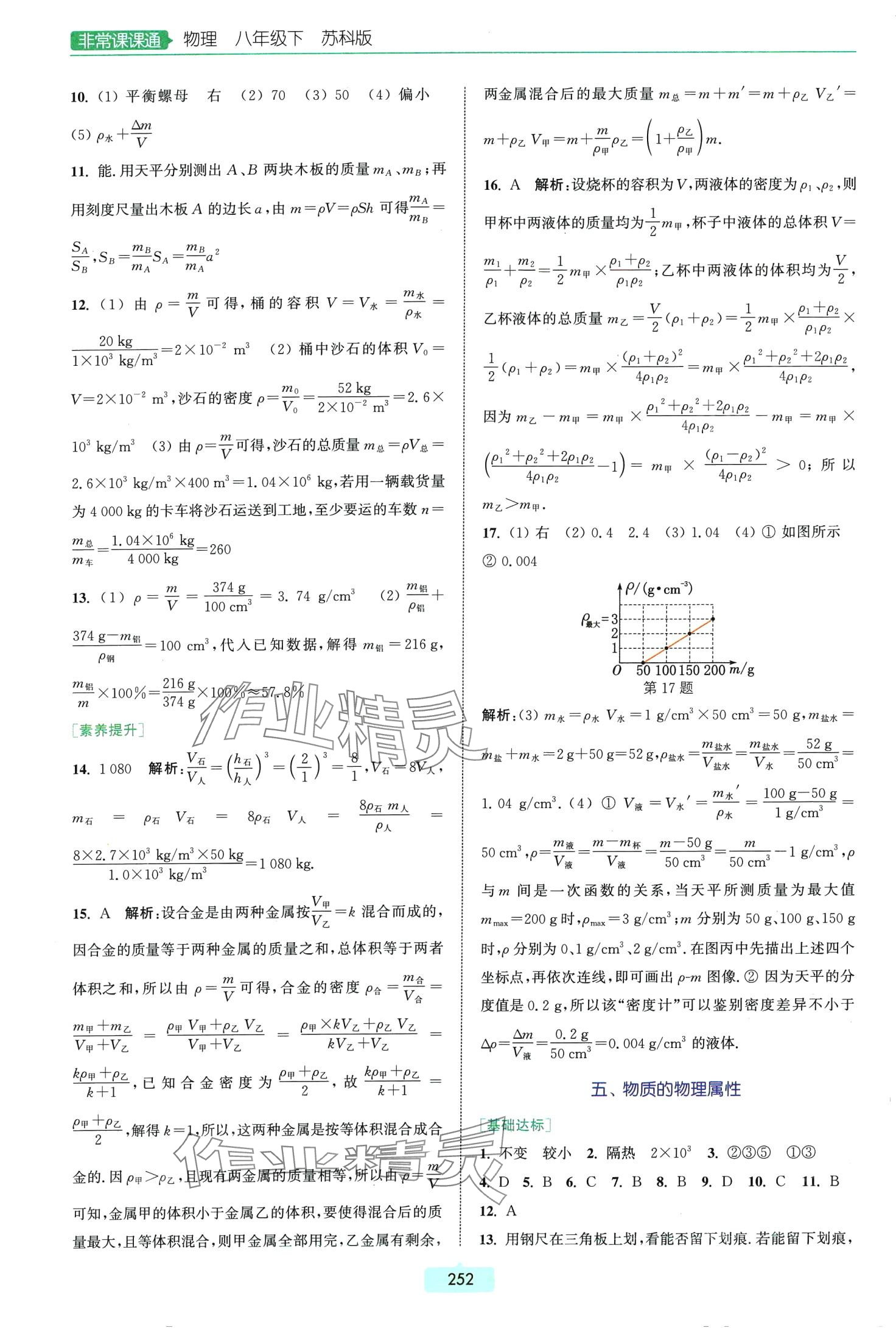 2024年通城学典非常课课通八年级物理下册苏科版江苏专版 第2页