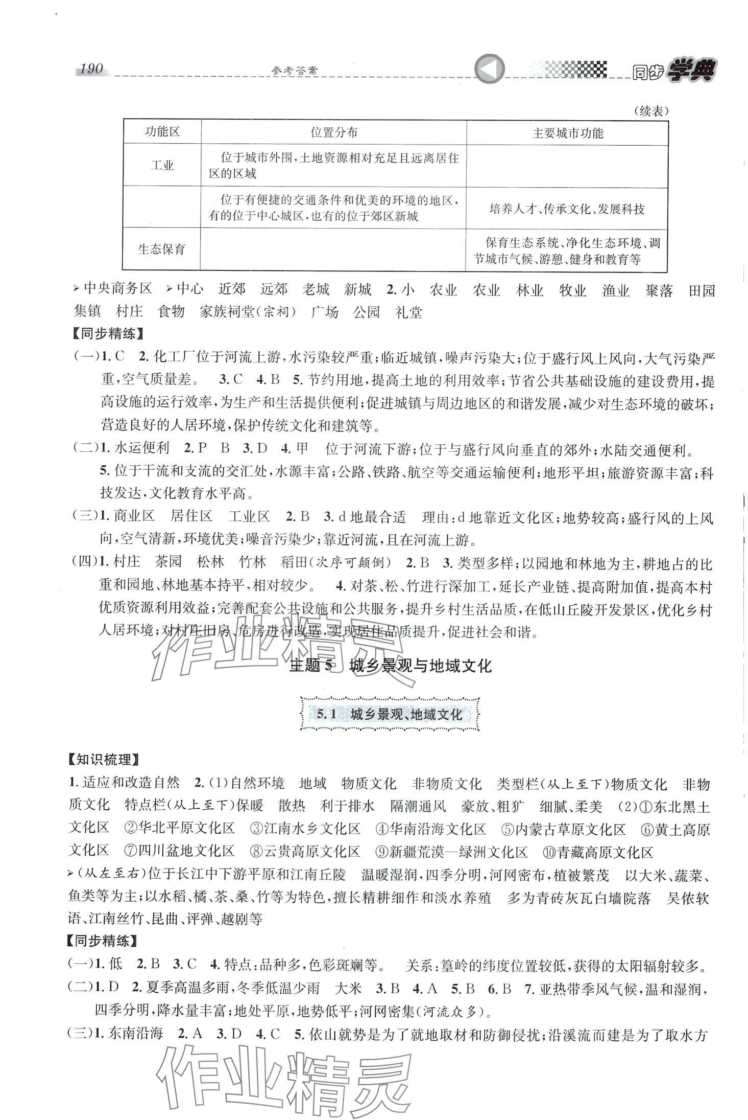 2024年惠宇文化同步學(xué)典高中地理必修第二冊(cè)人教版 第6頁