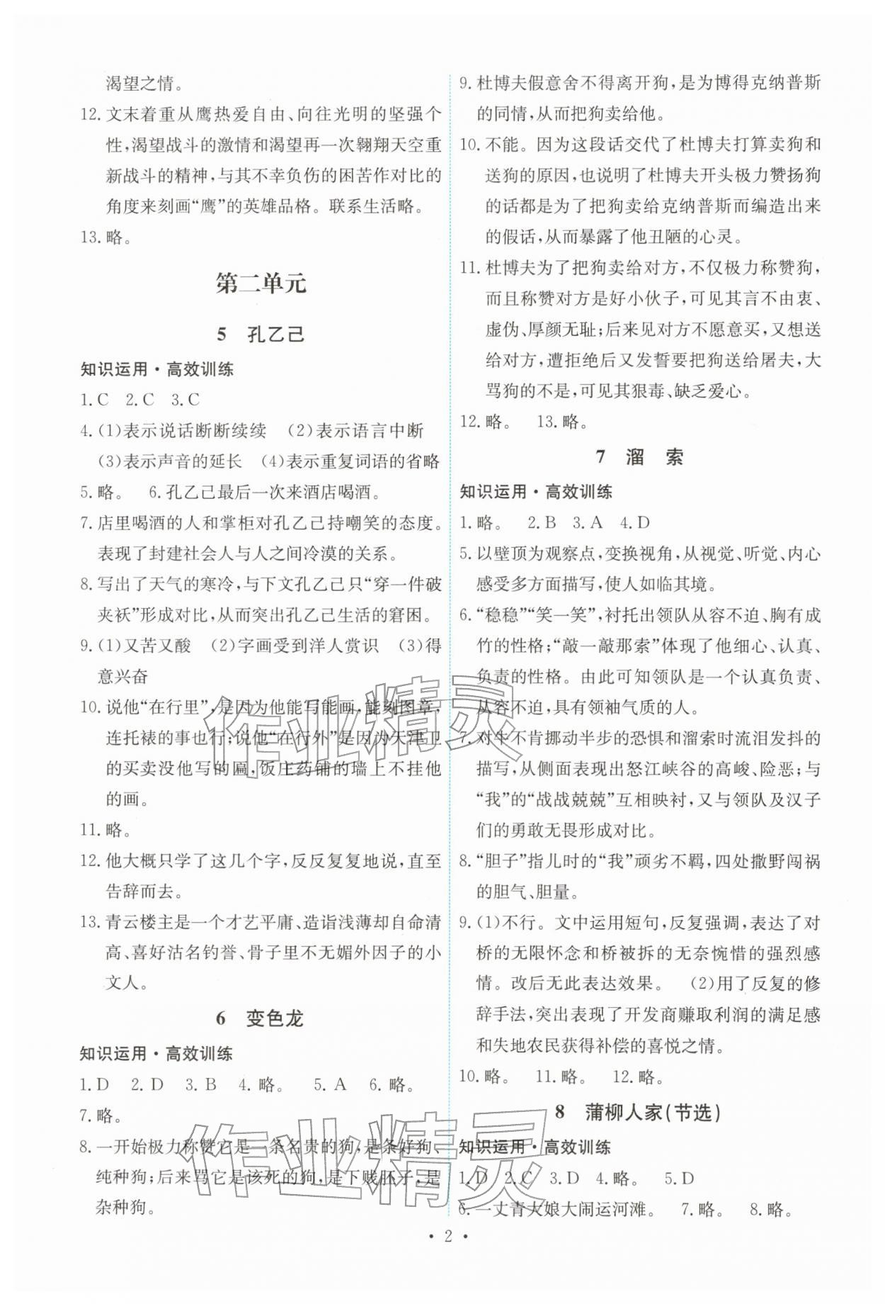 2026年能力培养与测试九年级语文下册人教版湖南专版&nbsp;第2页