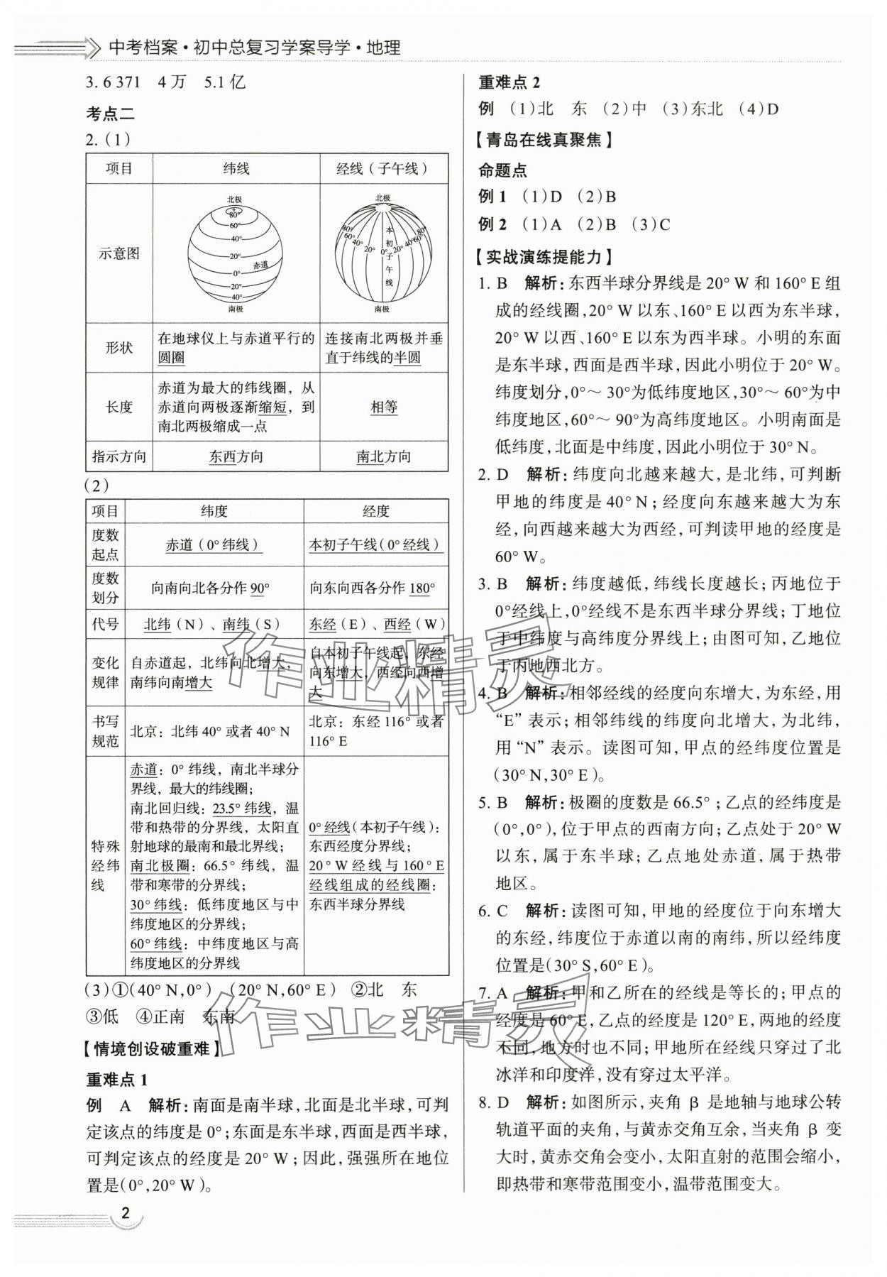 2024年中考檔案地理青島專(zhuān)版 第2頁(yè)