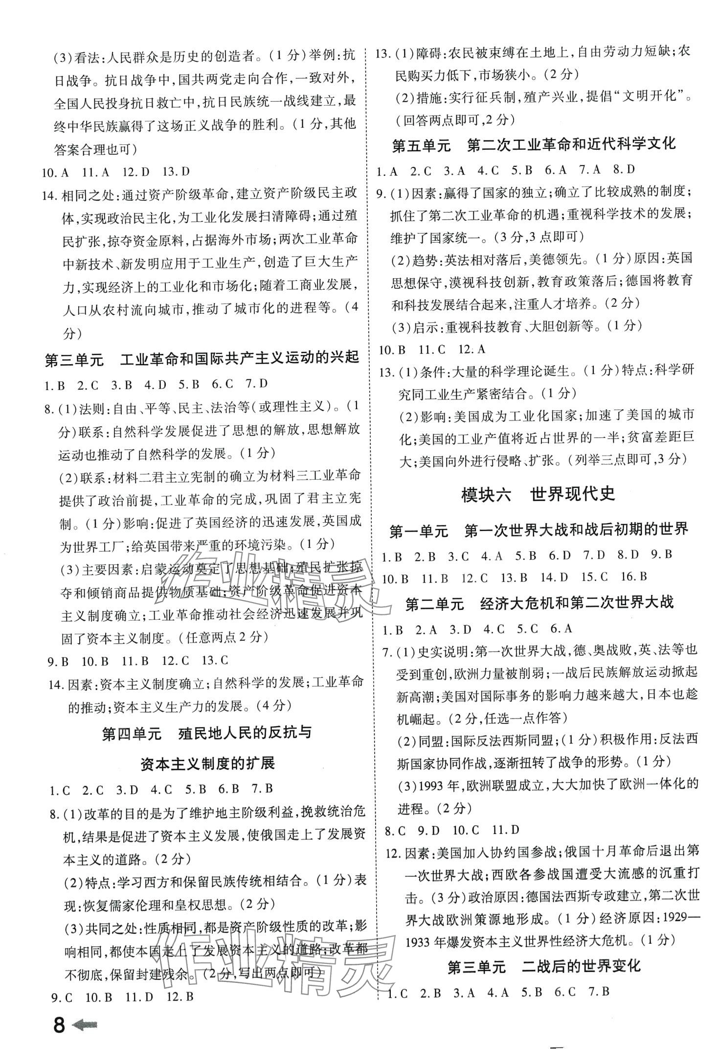 2024年領(lǐng)揚(yáng)文化中考研究歷史中考河南專(zhuān)版 第9頁(yè)