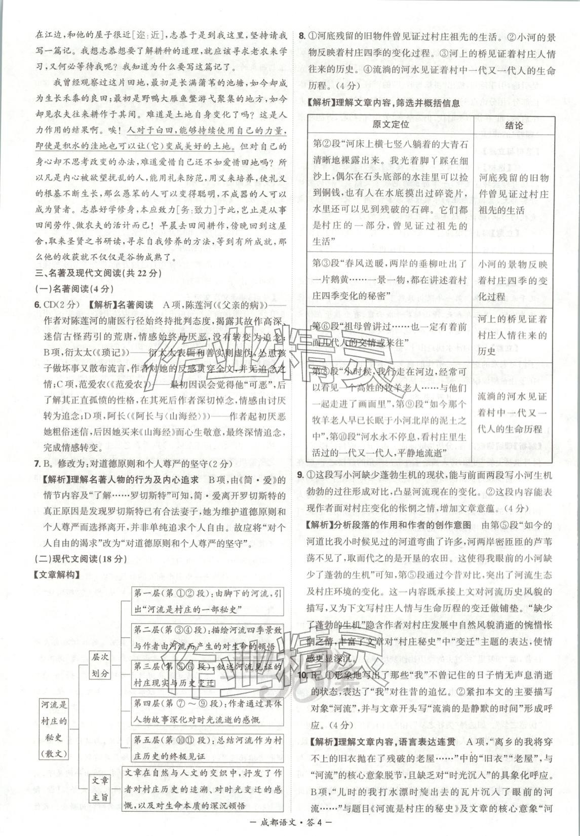 2026年天利38套中考試題精選語文成都專版 第4頁