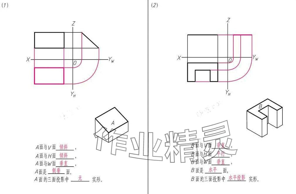 2024年机械制图习题集&nbsp;第27页