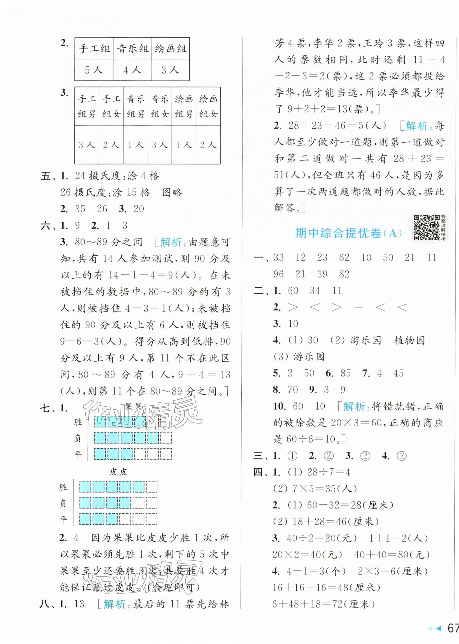 2026年同步跟踪全程检测二年级数学下册苏教版&nbsp;第5页