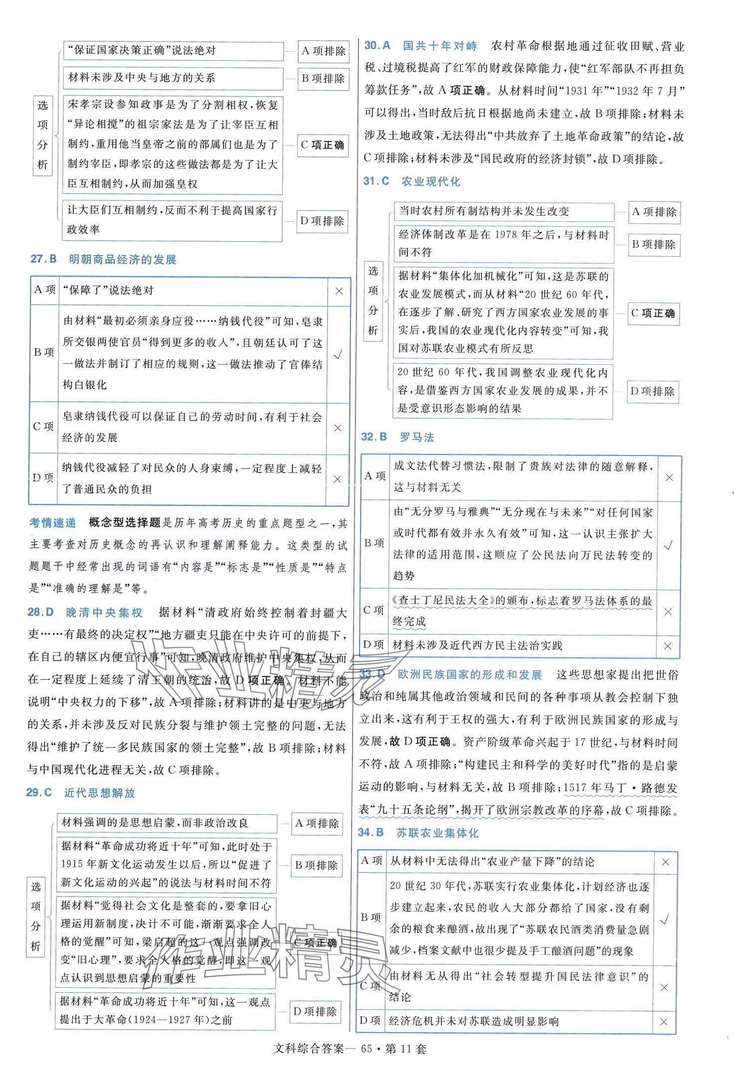 2024年金考卷45套匯編高中文綜通用版 第67頁(yè)