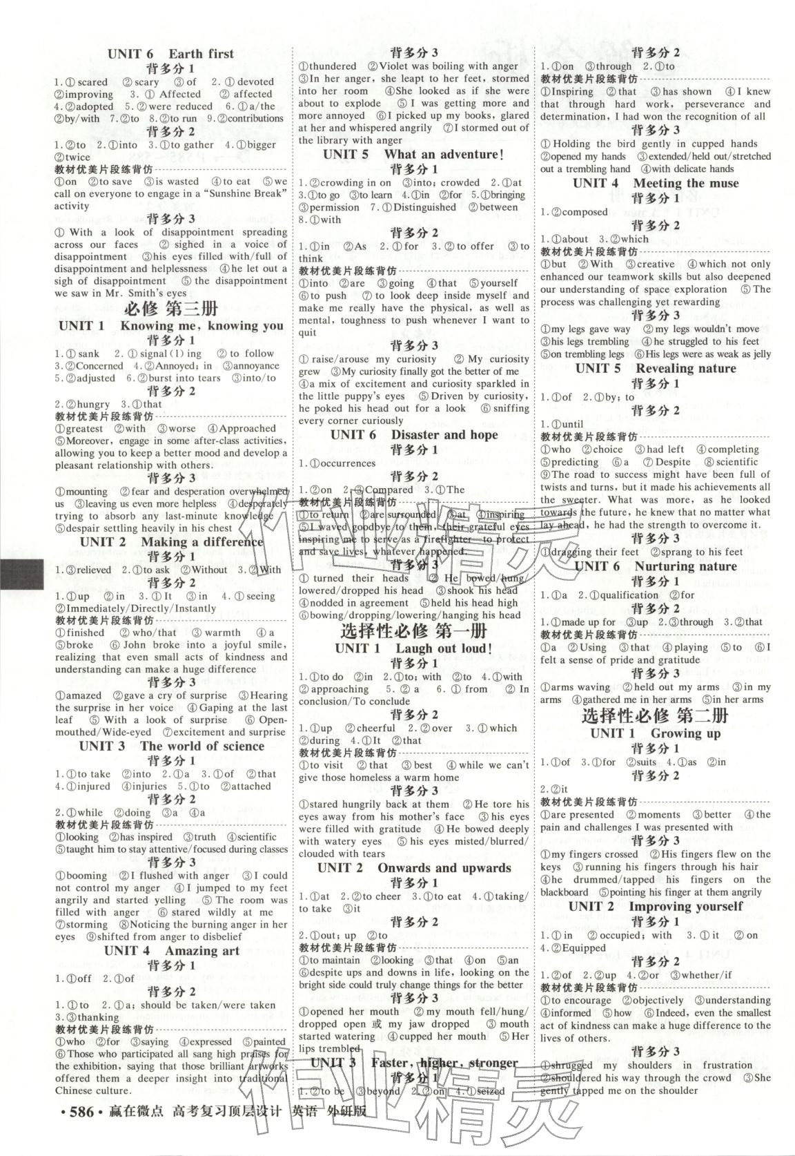 2025年赢在微点高考复习顶层设计英语外研版 第2页