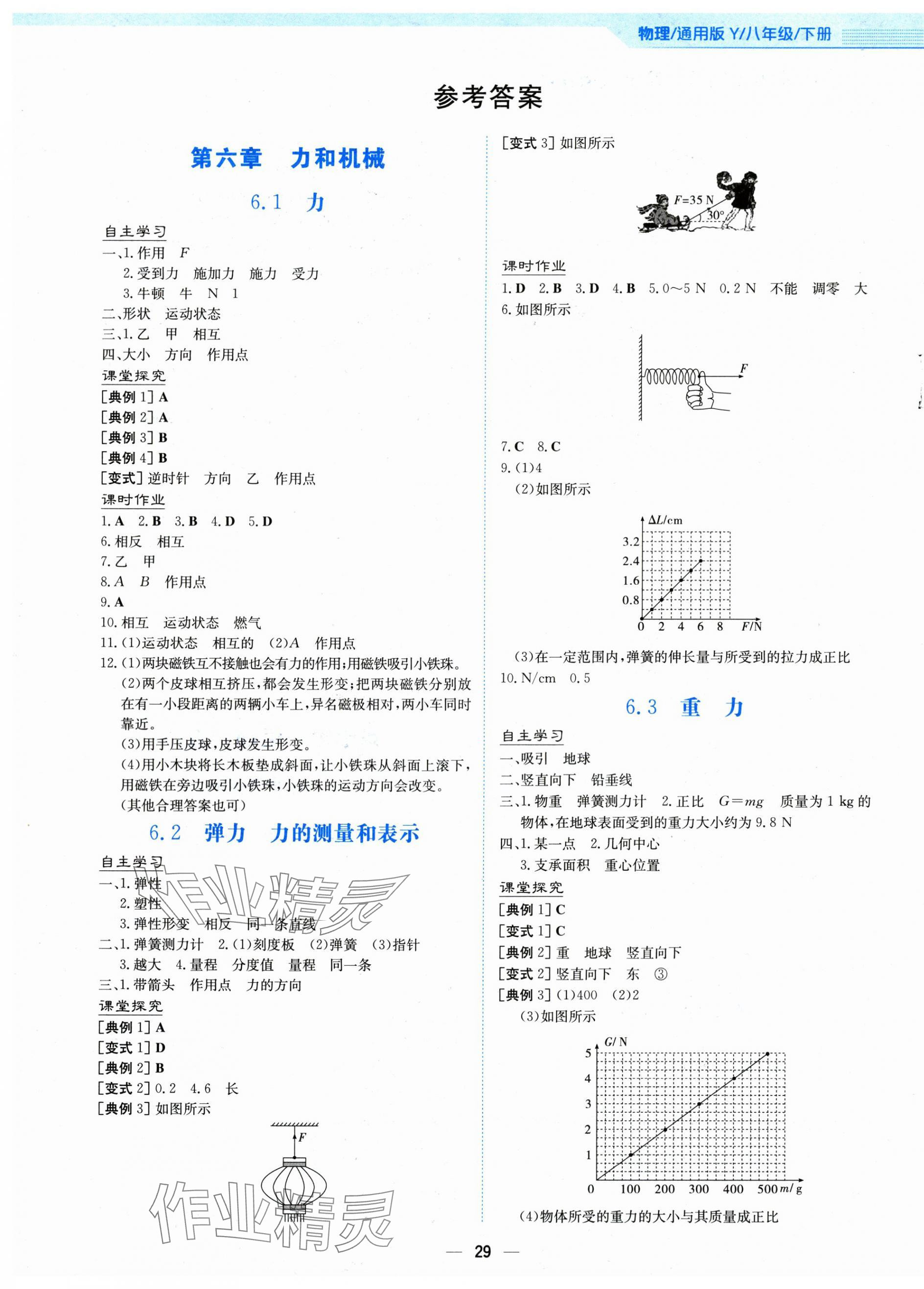 2025年新编基础训练八年级物理下册沪粤版 第1页