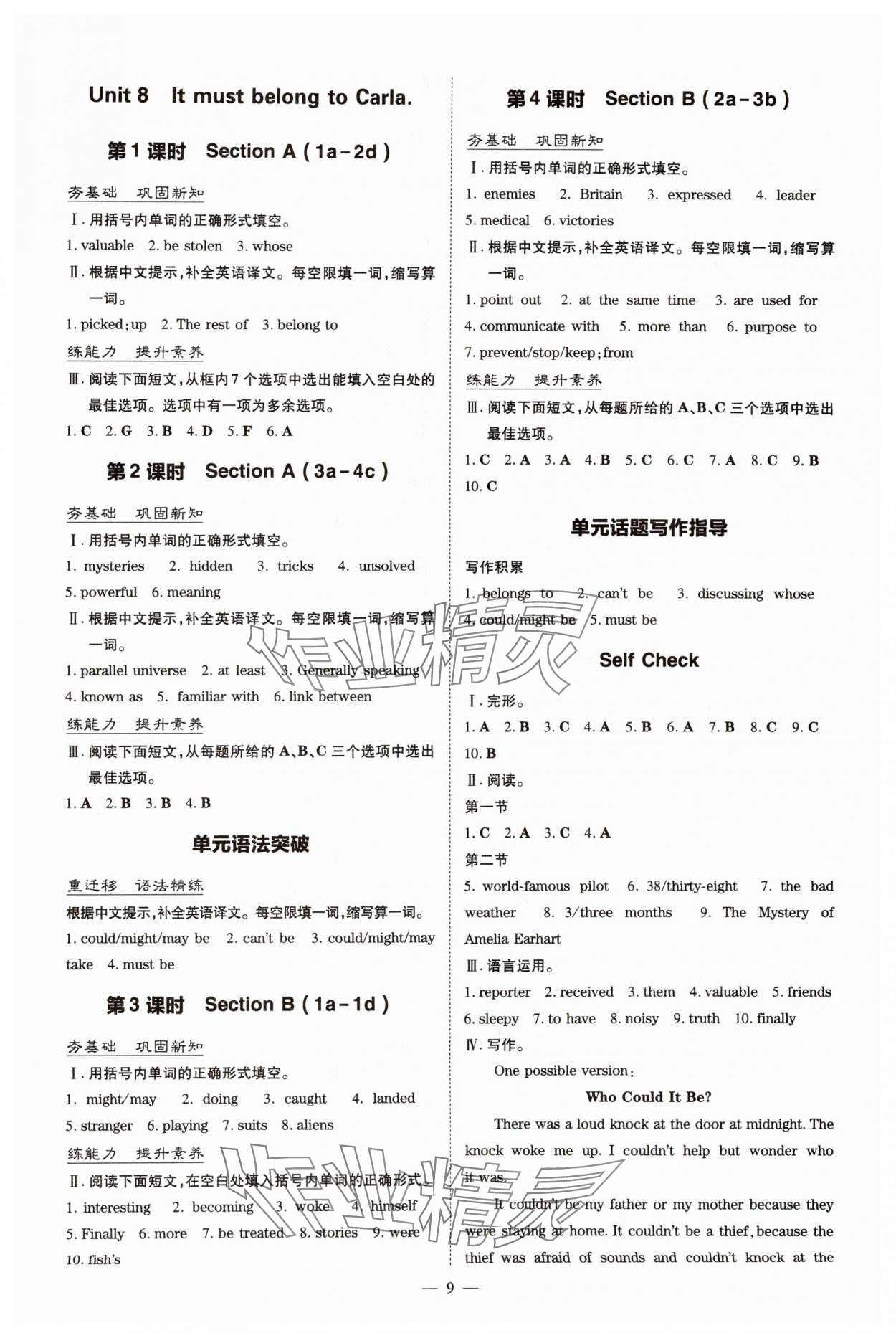 2025年导与练九年级英语全一册人教版贵州专版 第9页