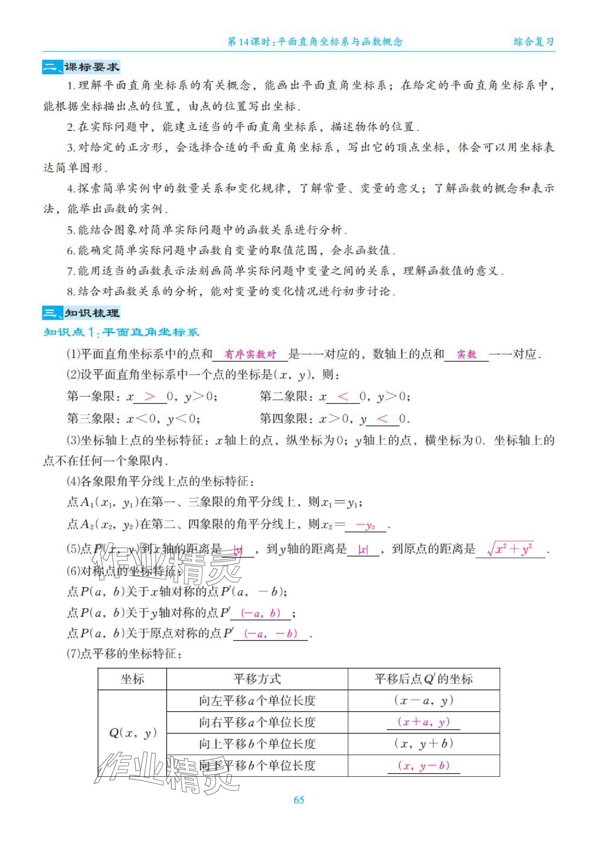 2025年綜合復(fù)習(xí)與測試黃山書社數(shù)學(xué) 第65頁
