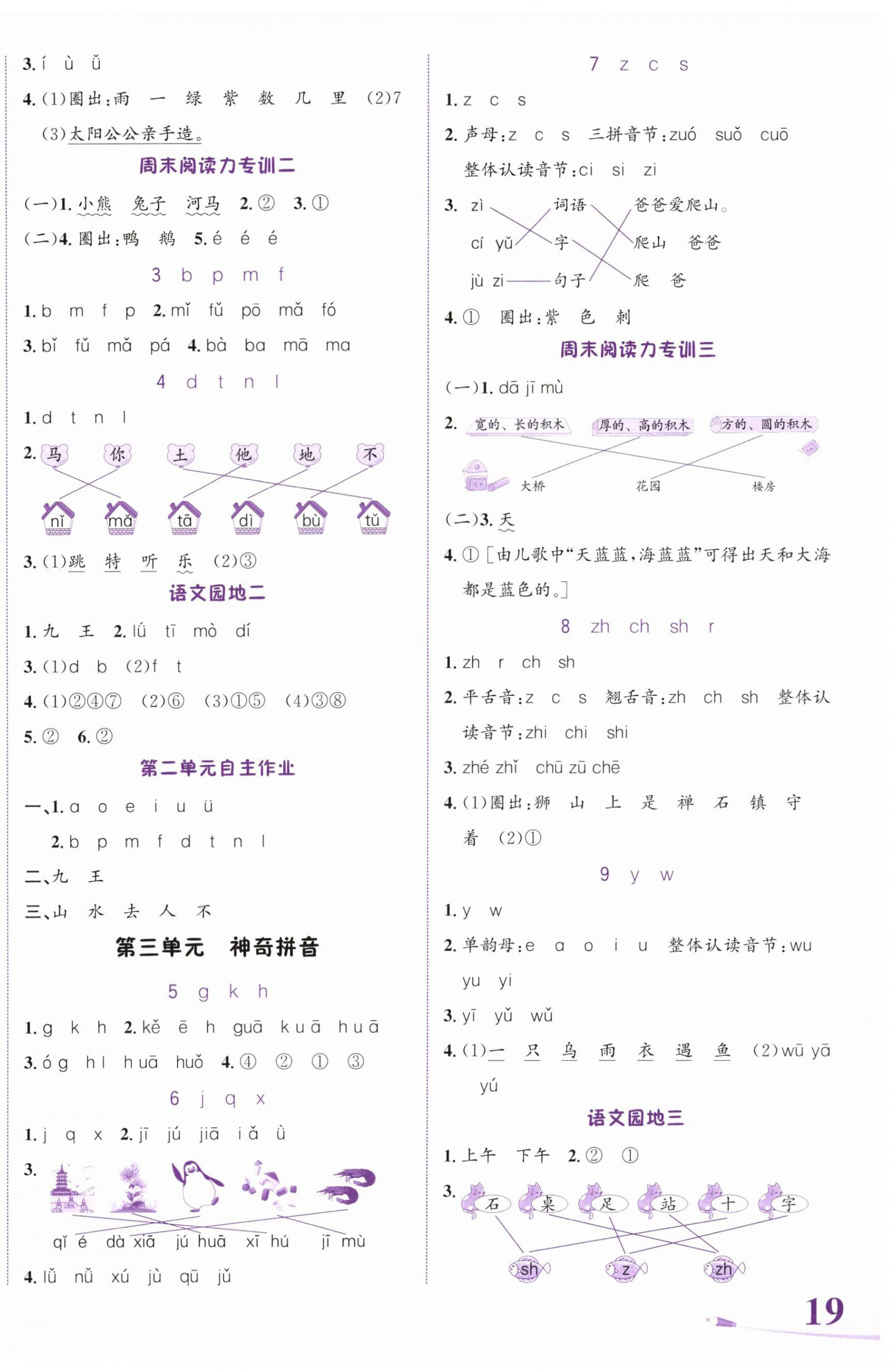 2025年奔跑吧少年一年级语文上册人教版 第2页