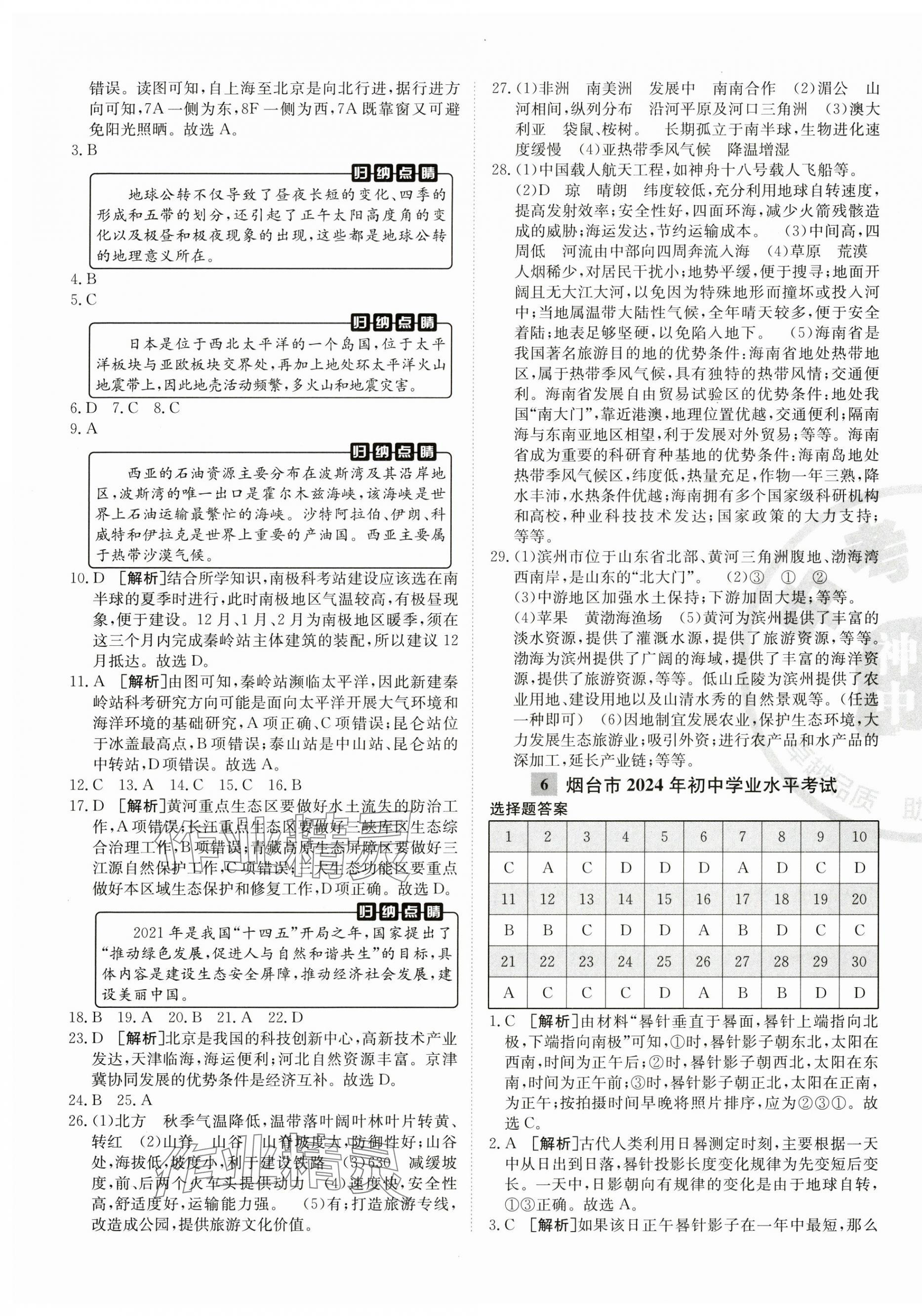 2025年中考妙策地理山東專版 第5頁(yè)