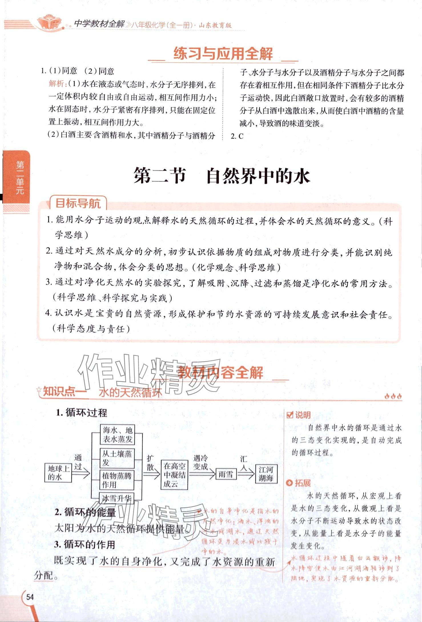 2025年教材課本八年級化學(xué)全一冊魯教版五四制 第54頁