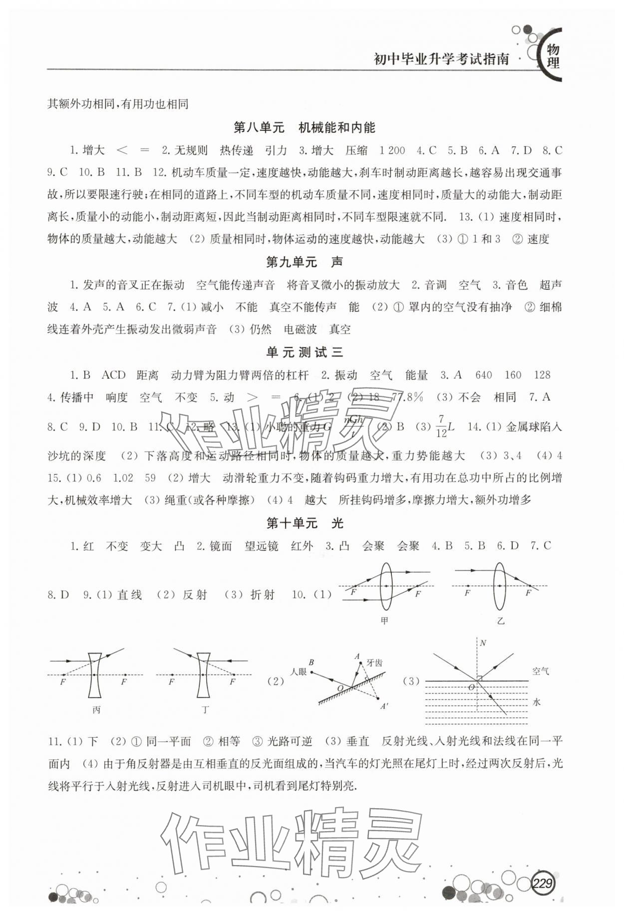 2025年初中畢業(yè)升學(xué)考試指南物理 第3頁