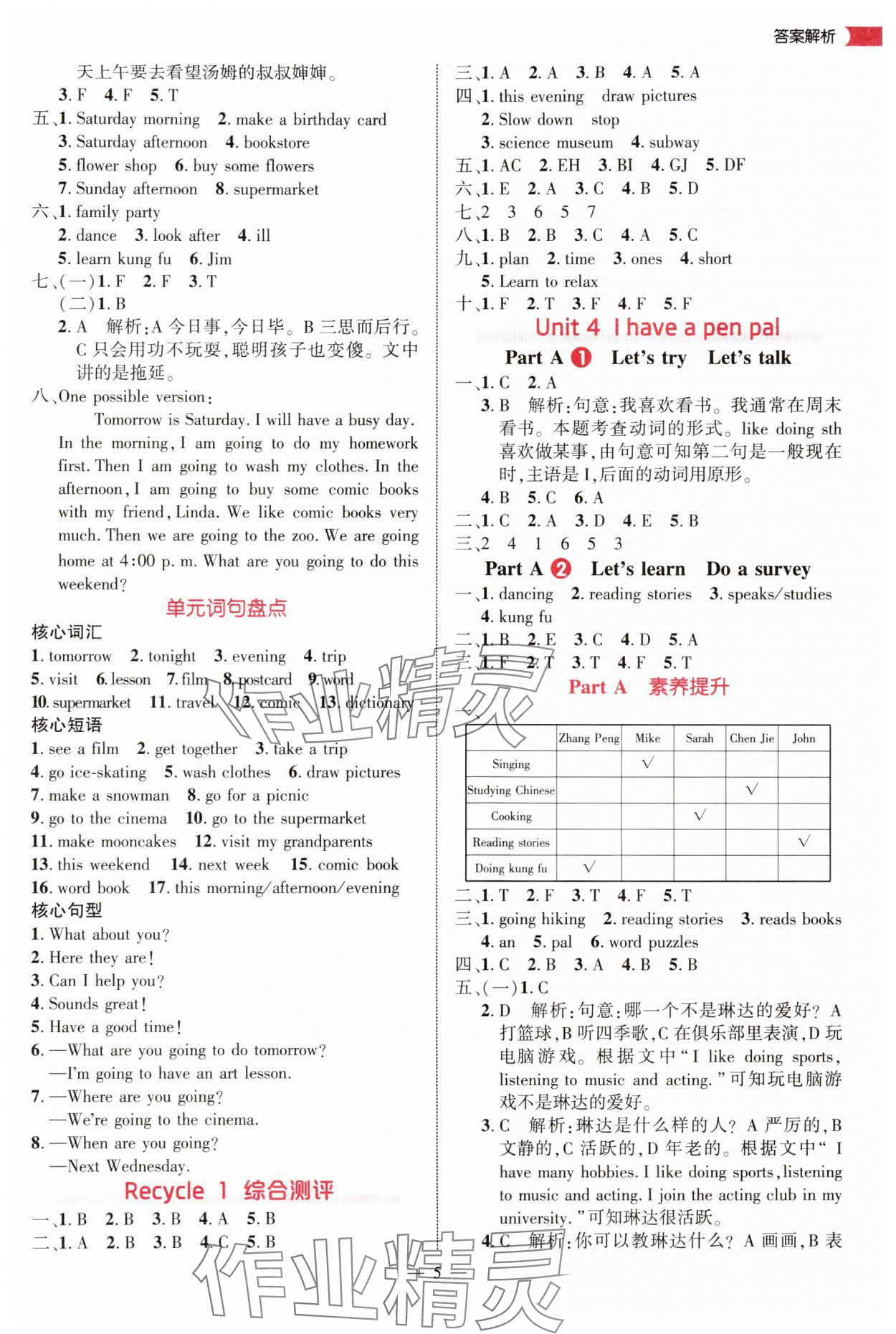 2025年细解巧练六年级英语上册人教版 第5页
