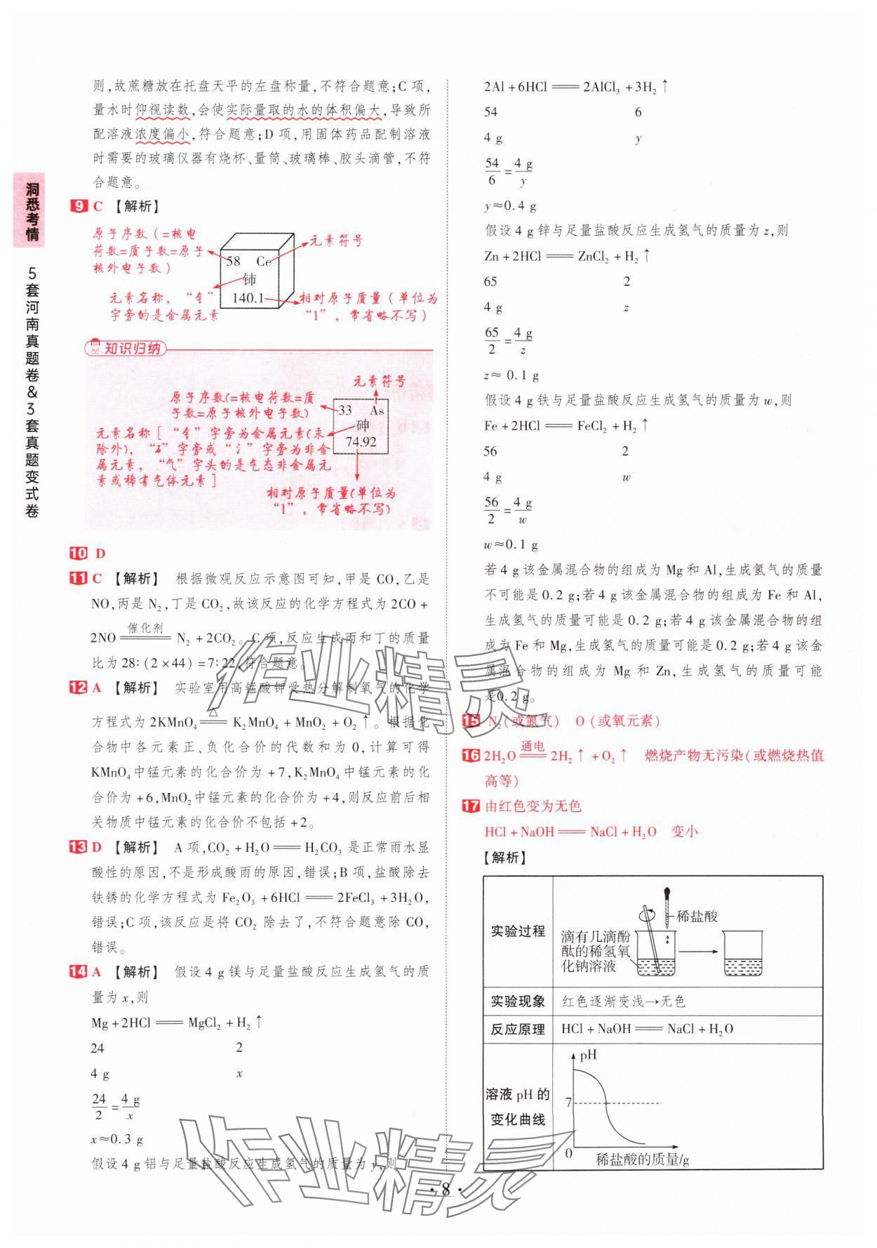 2025年鼎成中考河南中考真題匯編化學(xué)中考 第8頁