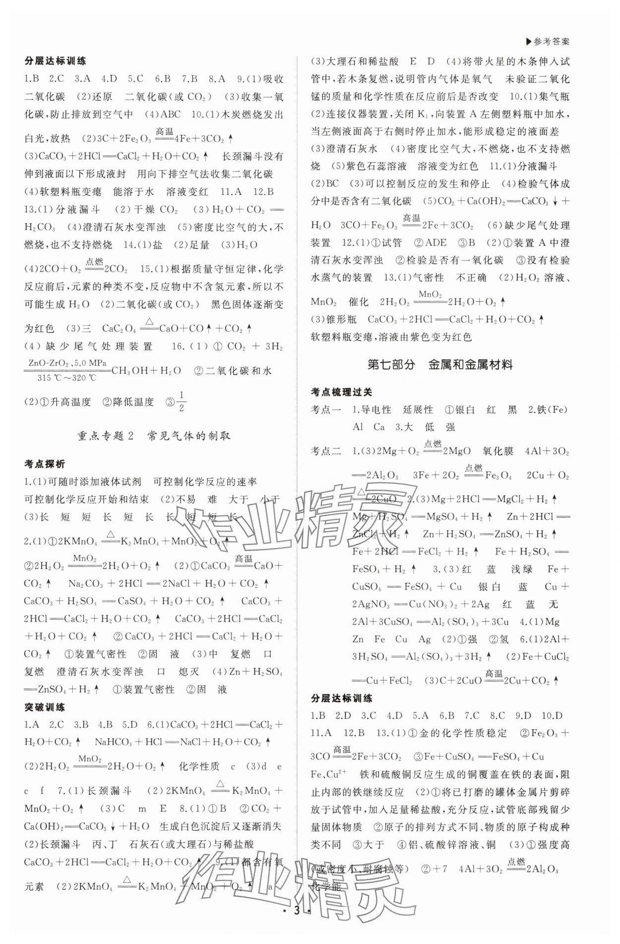2025年超越中考化學(xué)四川專版 第3頁