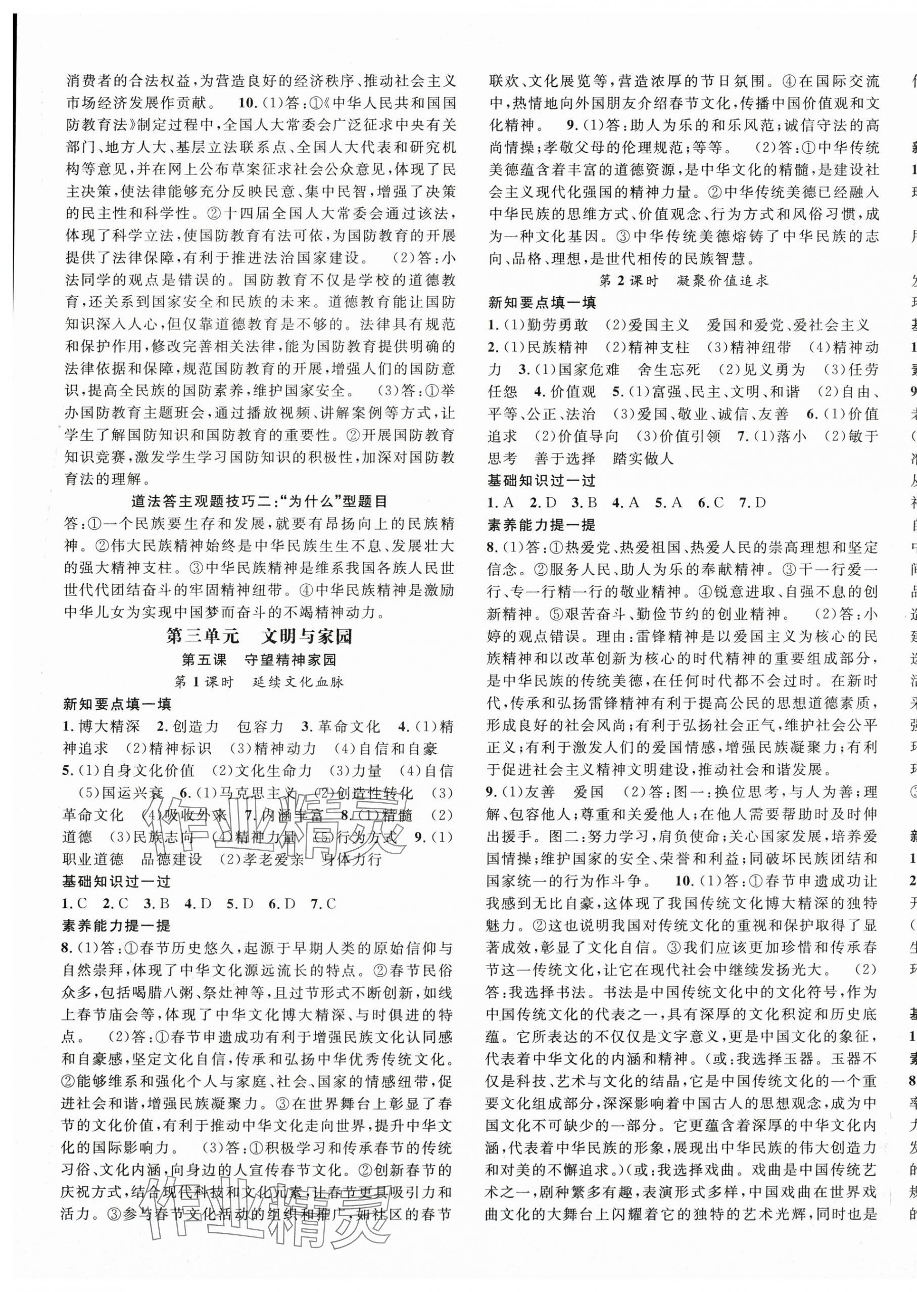 2025年名師學(xué)案九年級(jí)道德與法治全一冊(cè)人教版 第5頁