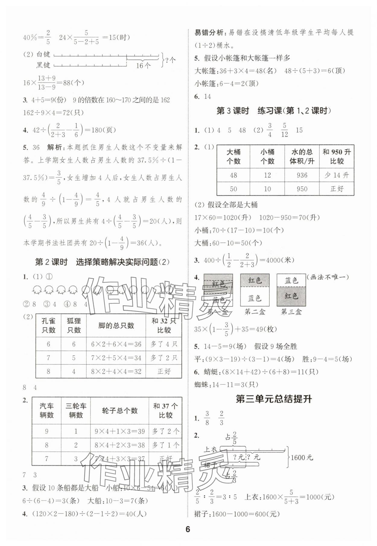 2025年通成學(xué)典課時(shí)作業(yè)本六年級(jí)數(shù)學(xué)下冊(cè)蘇教版寧德專版 第6頁(yè)