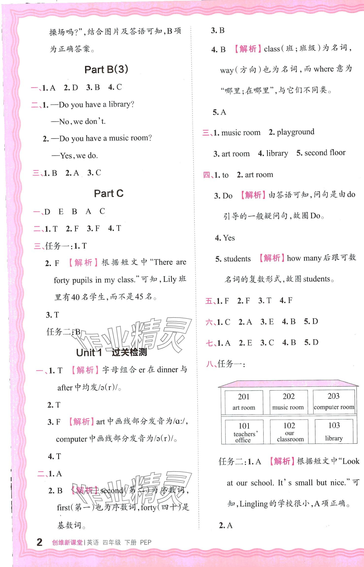 2024年創(chuàng)維新課堂四年級英語下冊人教版 第2頁