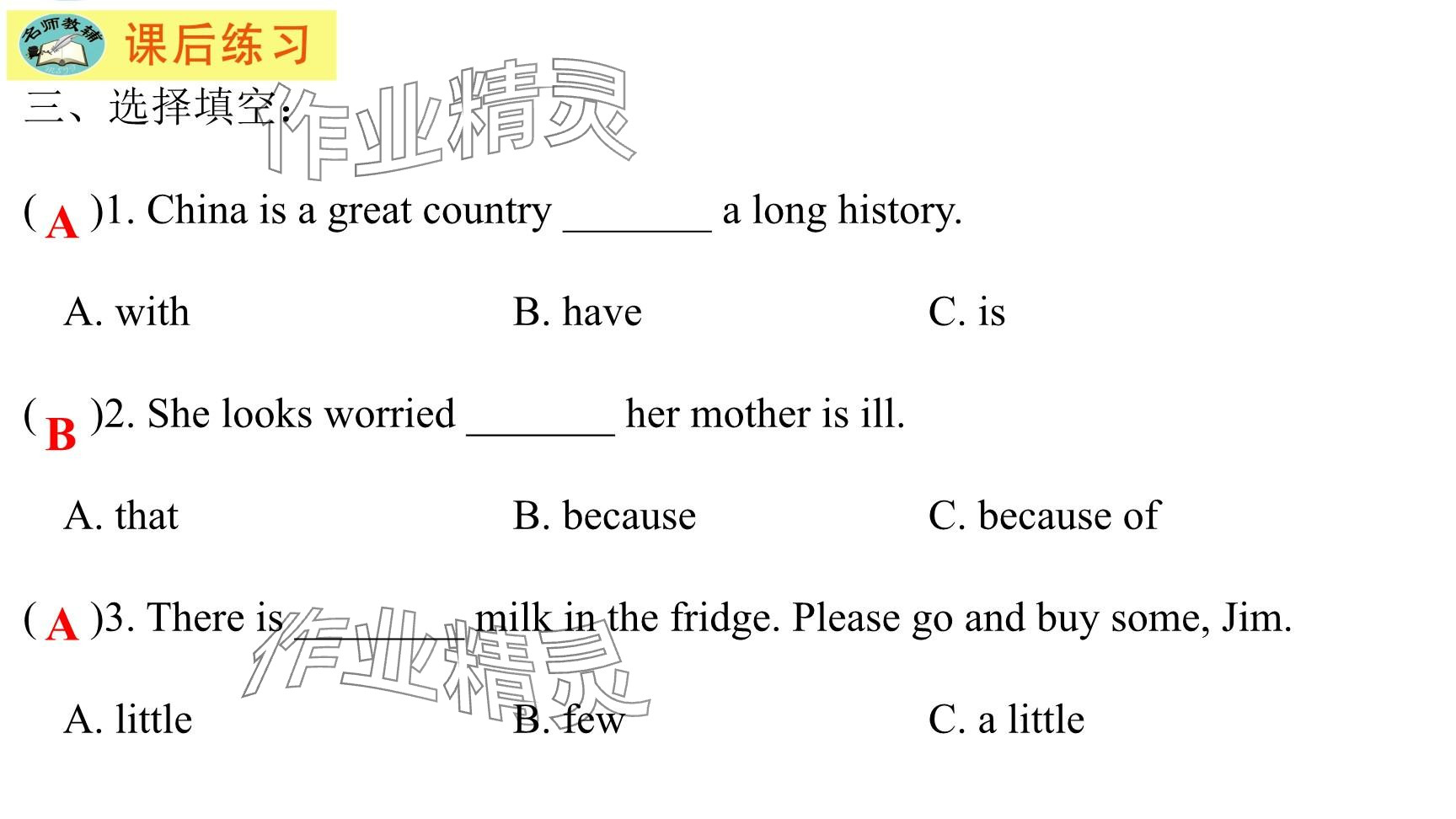 2025年每課一練（福建）八年級(jí)英語(yǔ)下冊(cè)仁愛(ài)版 參考答案第31頁(yè)