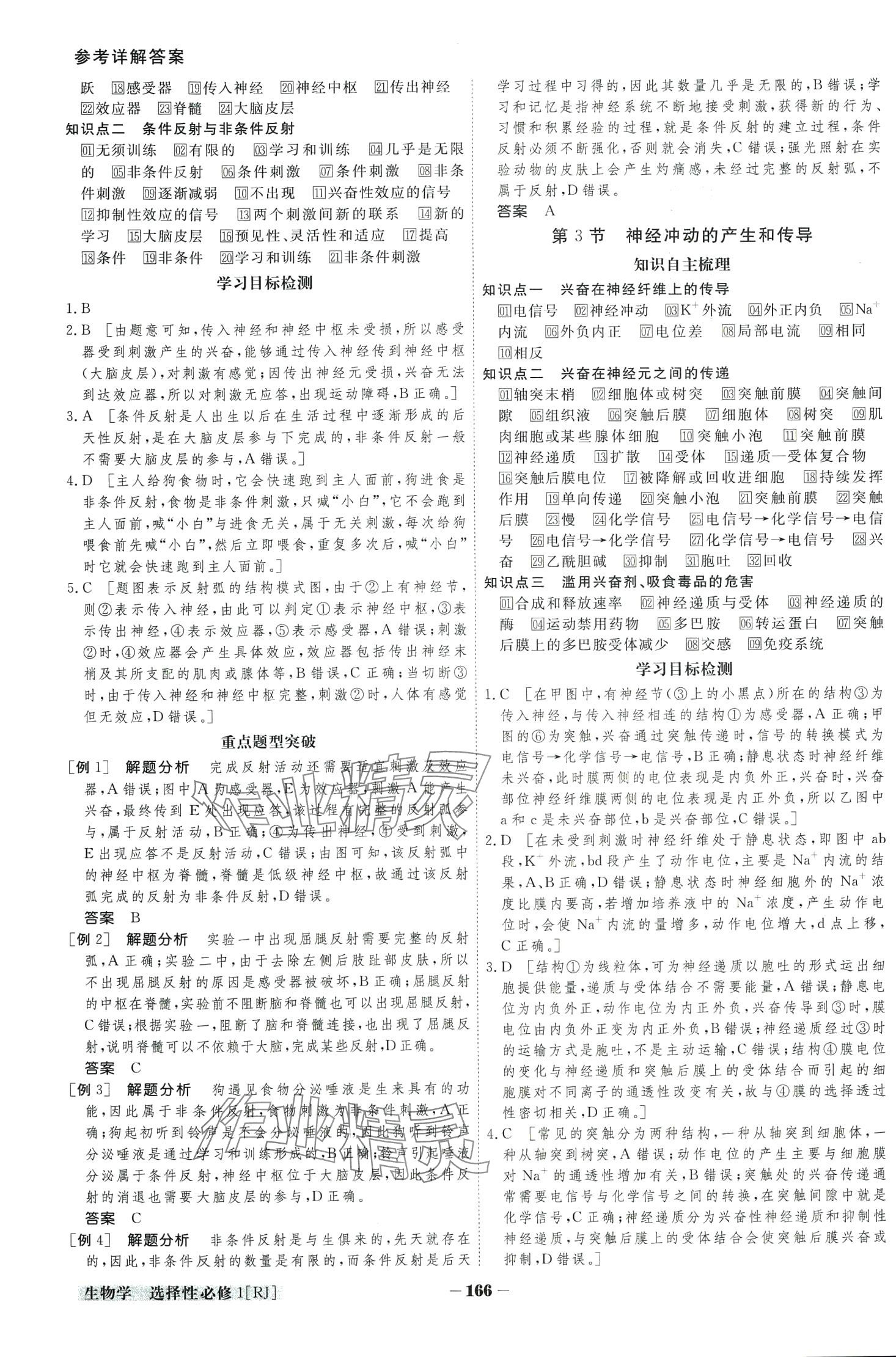 2024年金版教程高中新课程创新导学案高中生物选择性必修1人教版 第4页