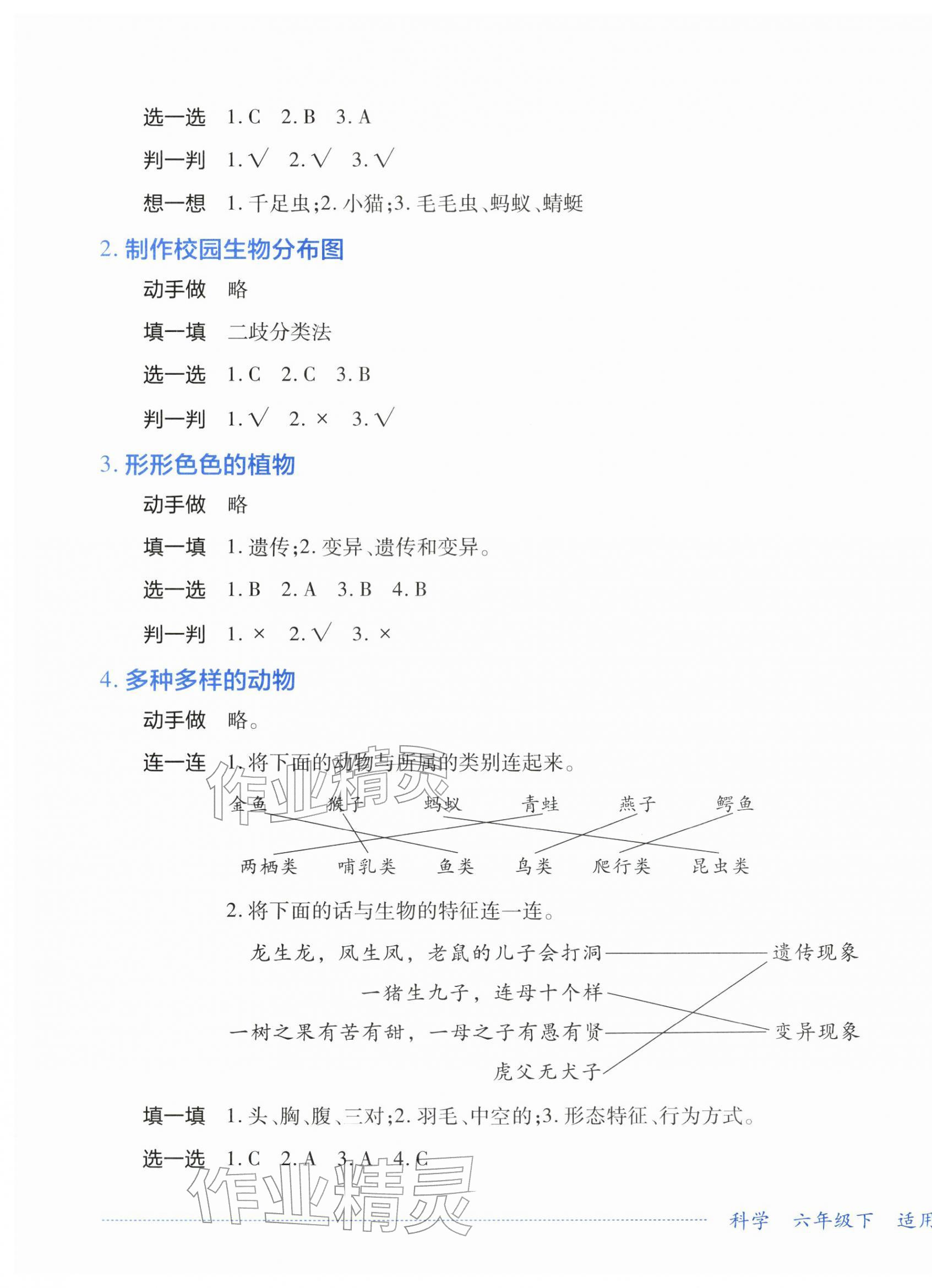 2026年学习实践园地六年级科学下册教科版&nbsp;第3页