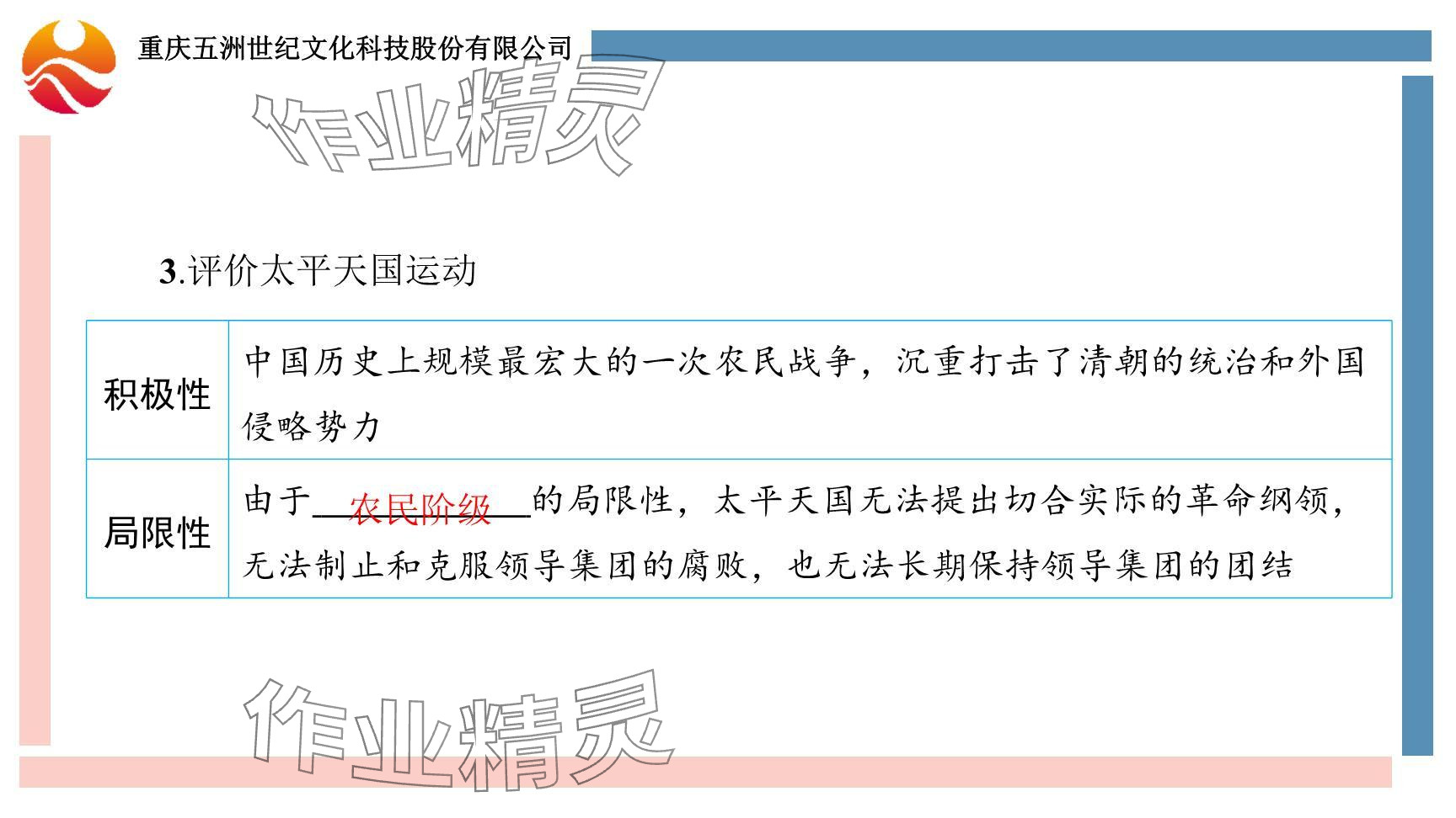 2024年重慶市中考試題分析與復習指導歷史 參考答案第14頁