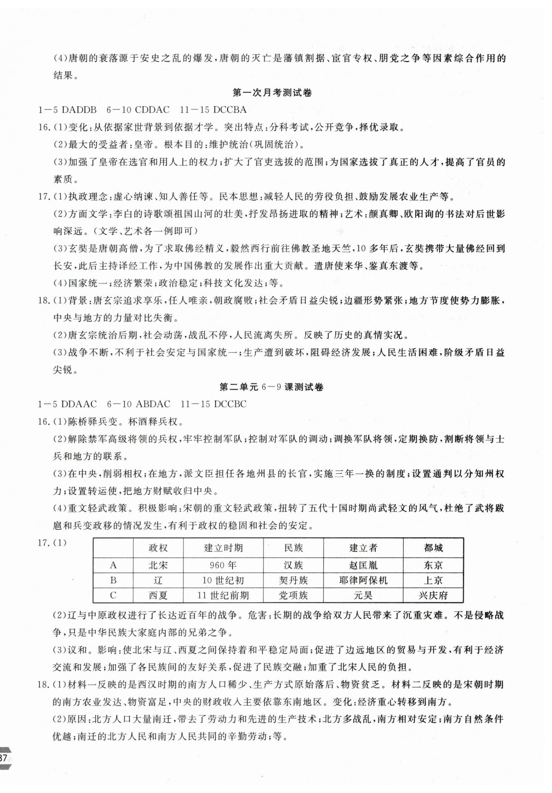 2024年新思維名師培優(yōu)卷七年級歷史下冊人教版 第2頁