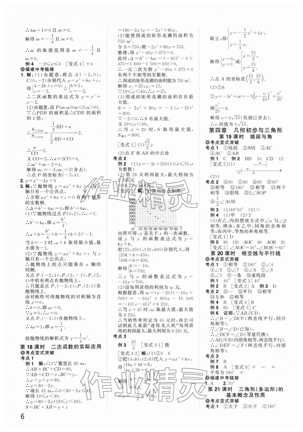 2025年陽(yáng)光同學(xué)分層新中考數(shù)學(xué)福建專版 參考答案第5頁(yè)