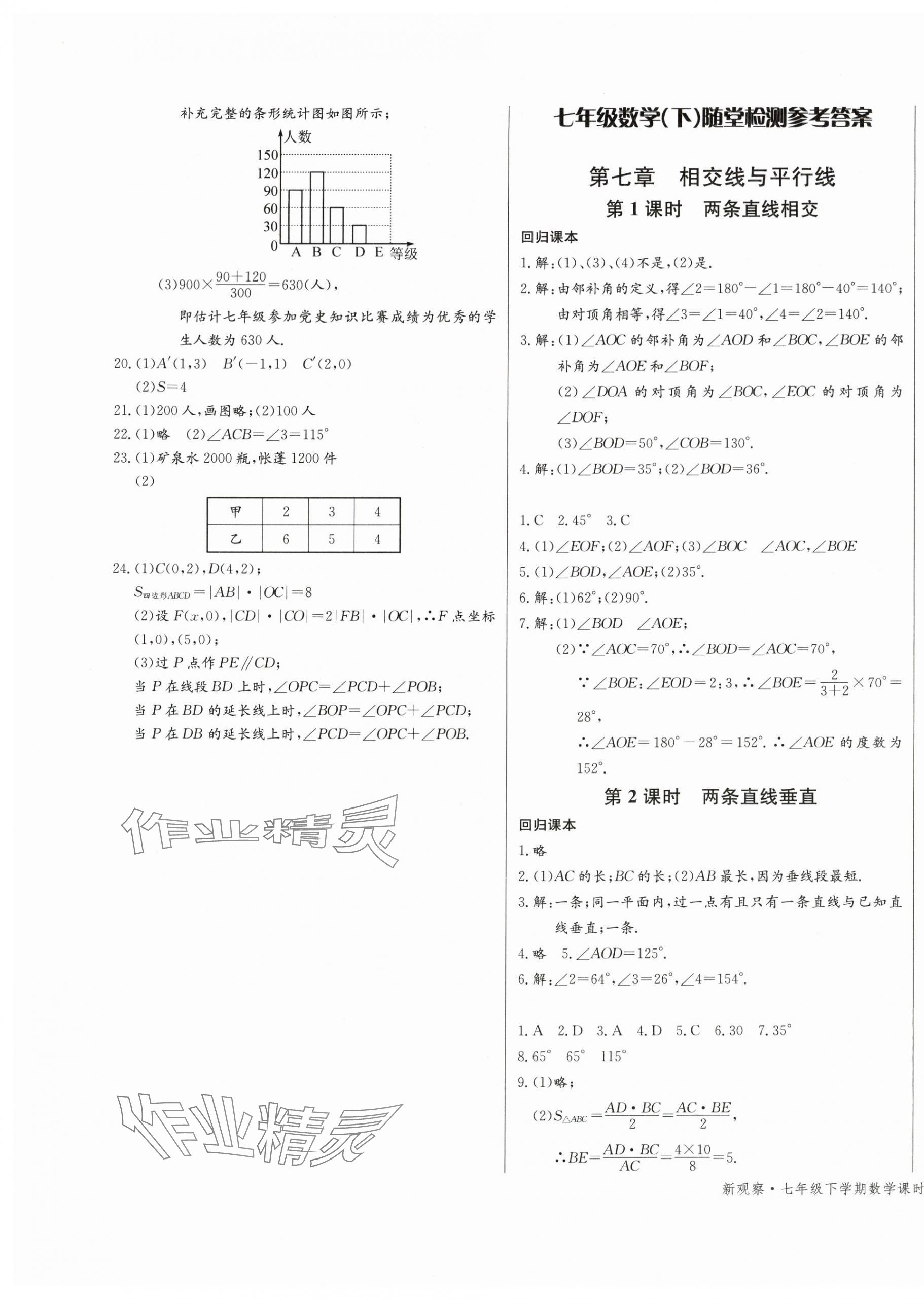 2025年思維新觀察七年級數學下冊人教版湖北專版 第5頁