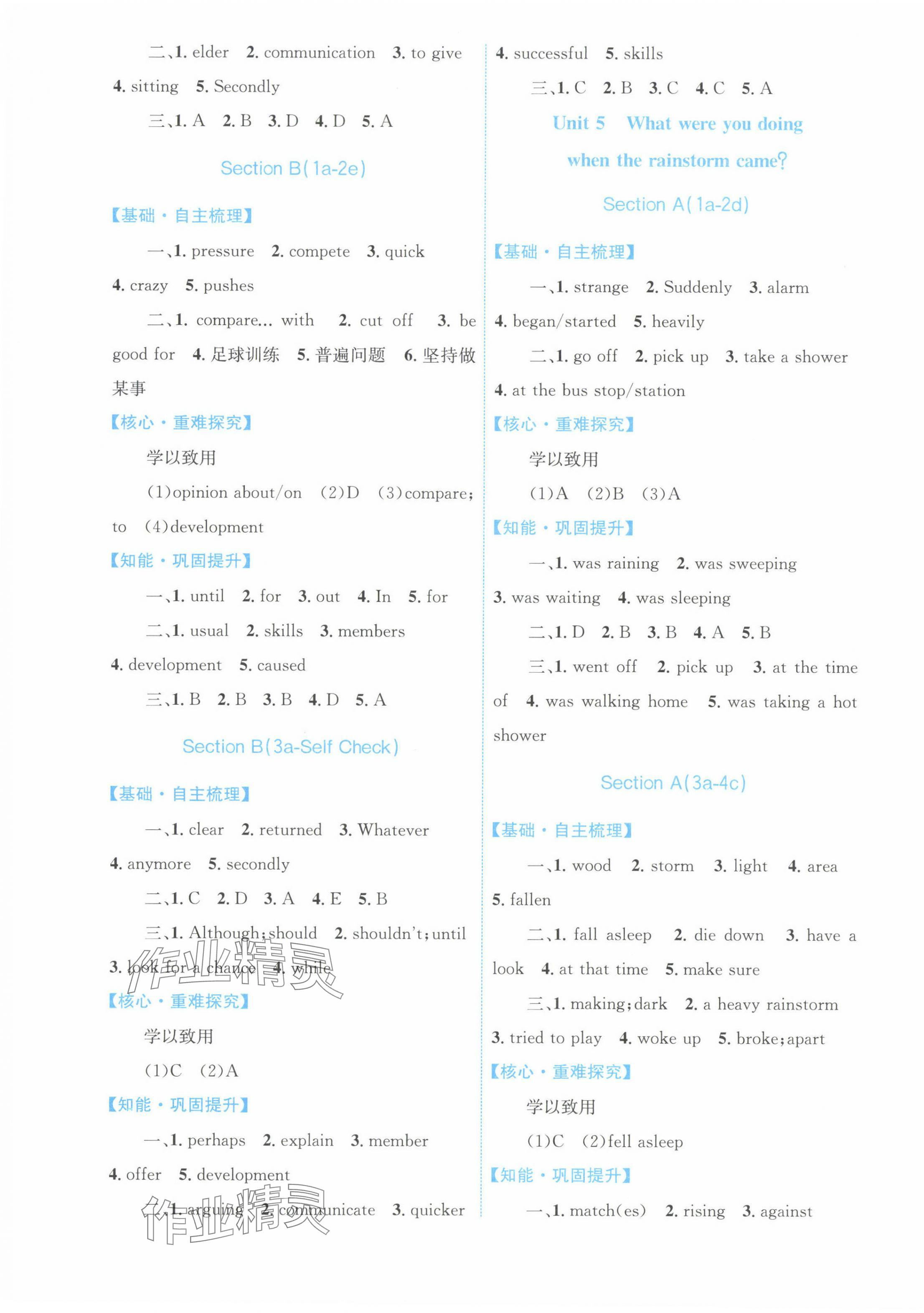 2025年家庭作業八年級英語下冊人教版 第5頁