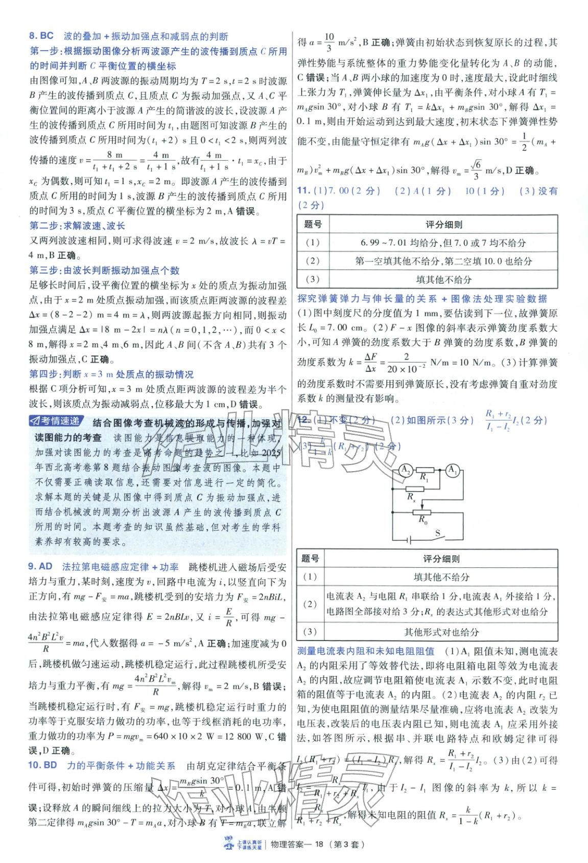 2026年金考卷45套汇编物理陕晋青宁专版&nbsp;第18页