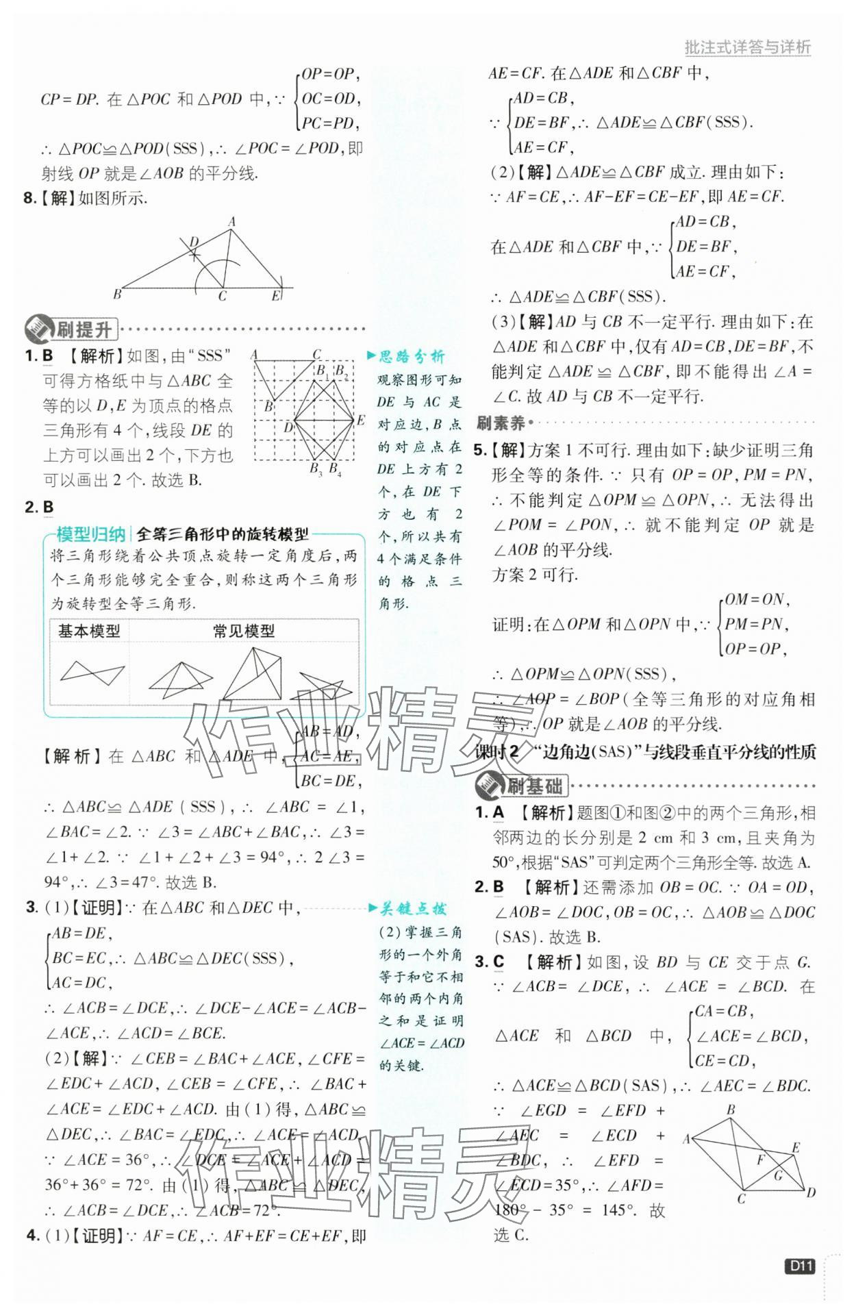2024年初中必刷題八年級數(shù)學上冊浙教版浙江專版 第11頁