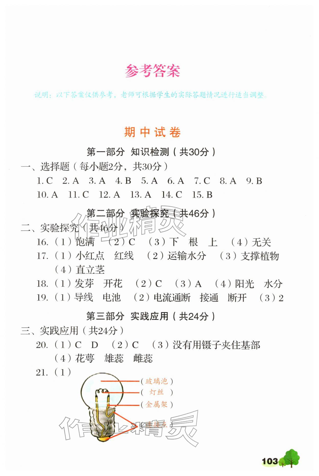2026年科学大全一本通四年级科学下册教科版浙江专版&nbsp;第1页