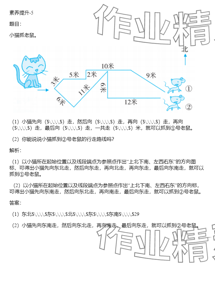 2024年同步實踐評價課程基礎(chǔ)訓(xùn)練三年級數(shù)學(xué)下冊人教版 參考答案第10頁