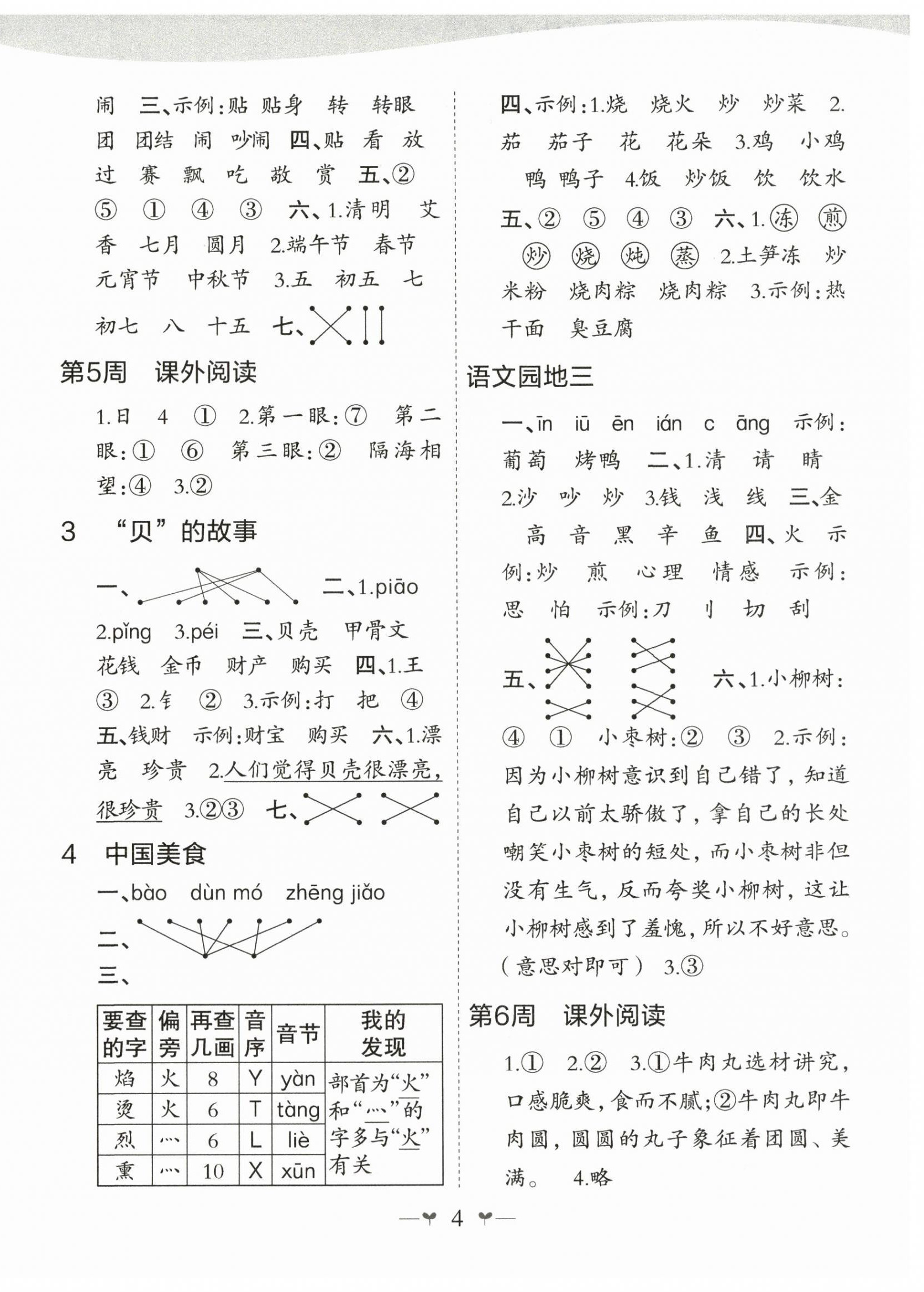 2025年课堂小作业二年级语文下册人教版 第4页