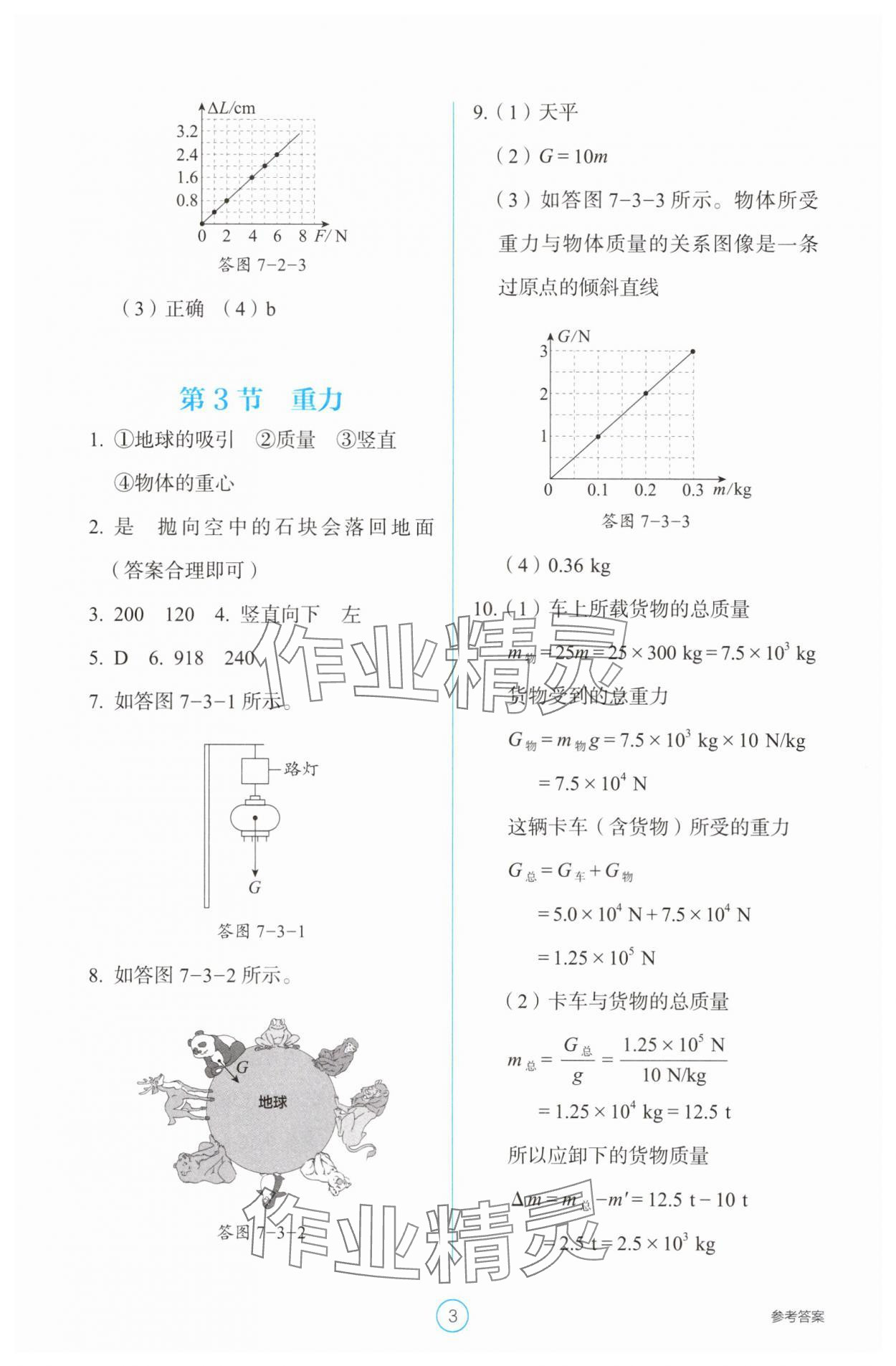2025年學生基礎性作業(yè)八年級物理下冊人教版 第3頁