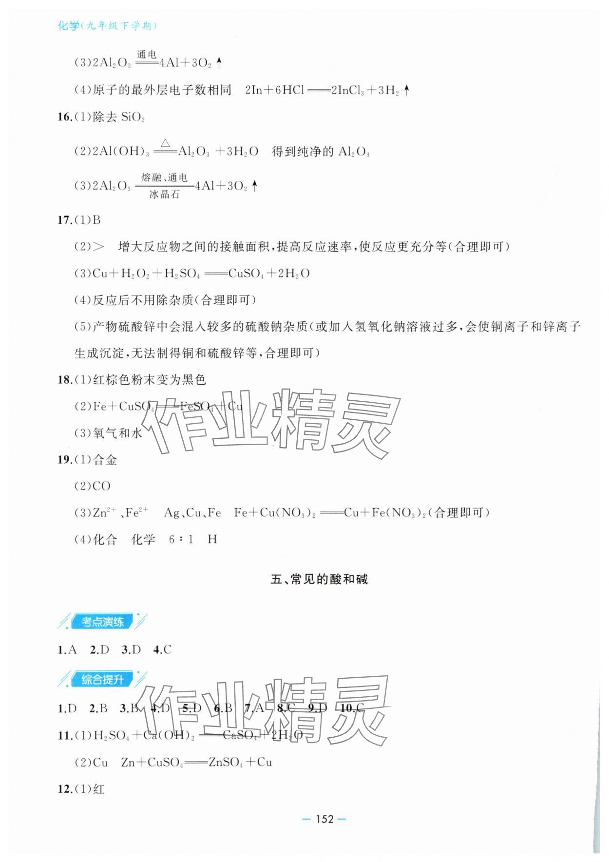 2025年新课堂同步学习与探究九年级化学下册人教版金乡 第4页