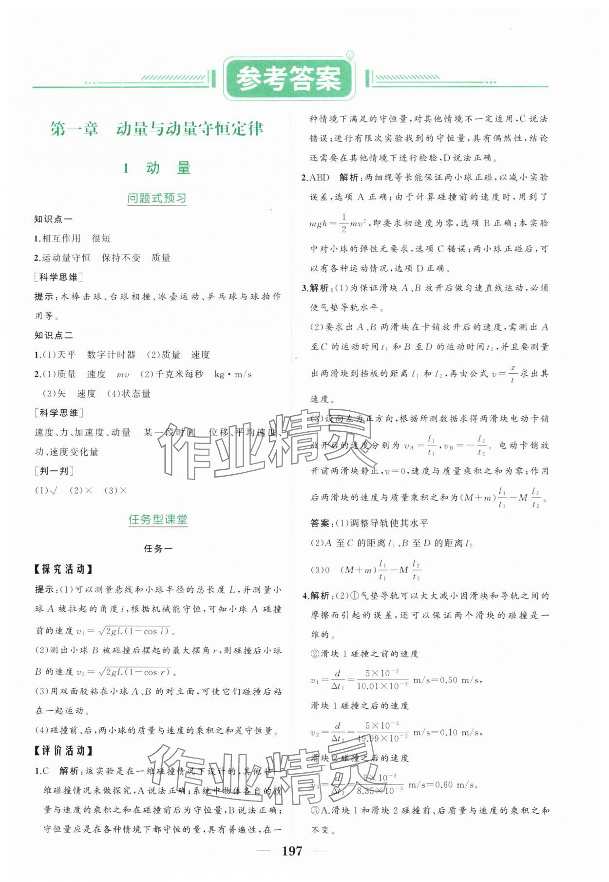 2024年點金訓(xùn)練精講巧練高中物理選擇性必修第一冊教科版 第1頁