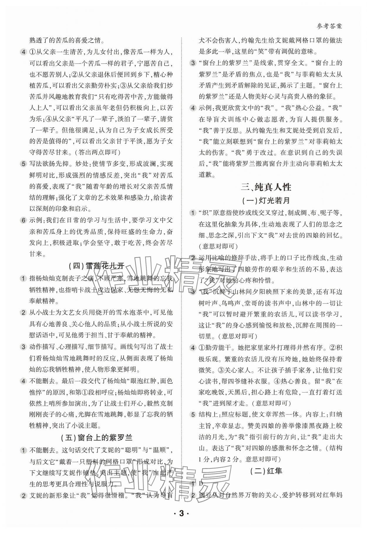 2025年進階閱讀八年級語文人教版 第3頁