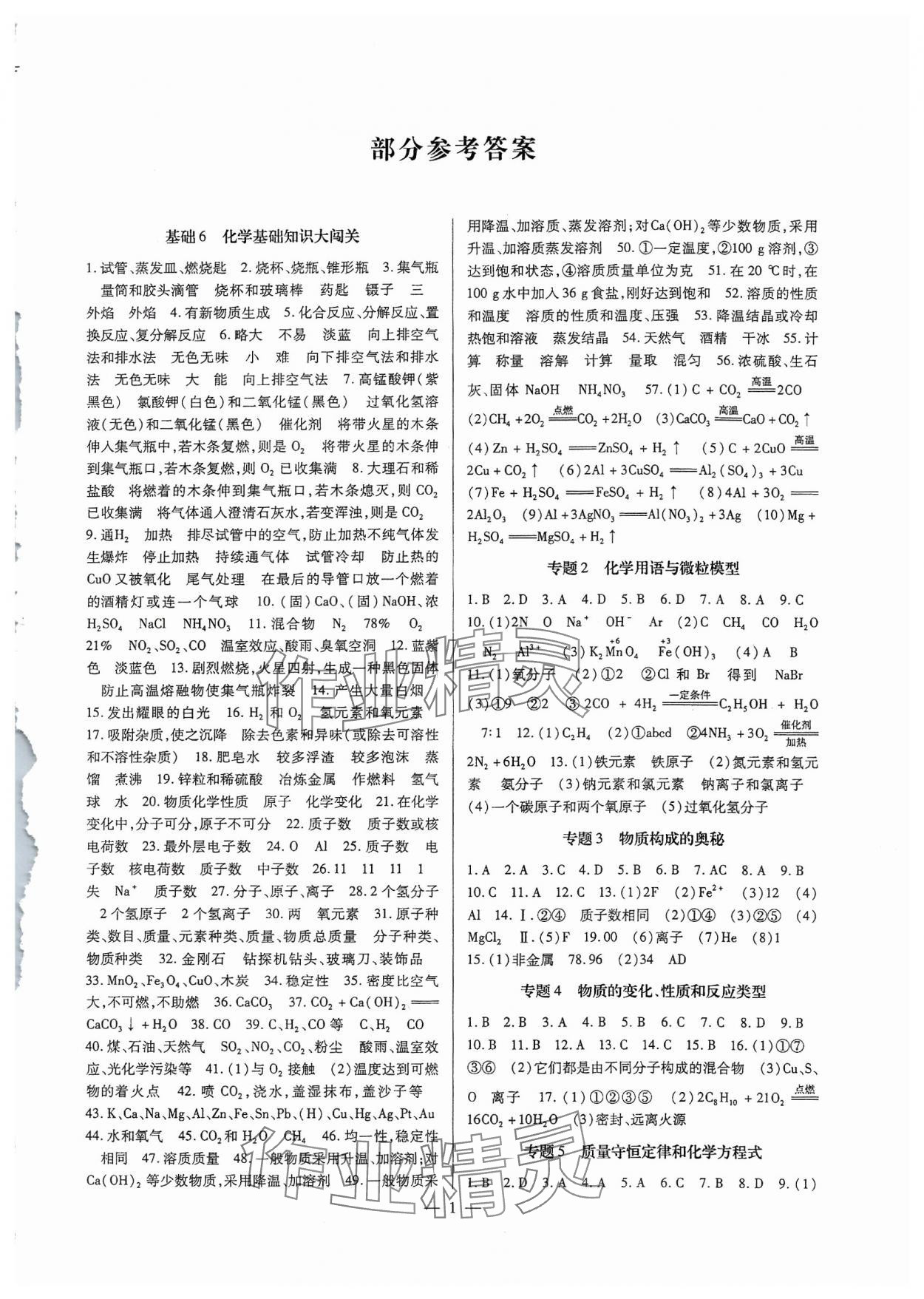 2024年課時(shí)精練九年級化學(xué)下冊人教版 第1頁