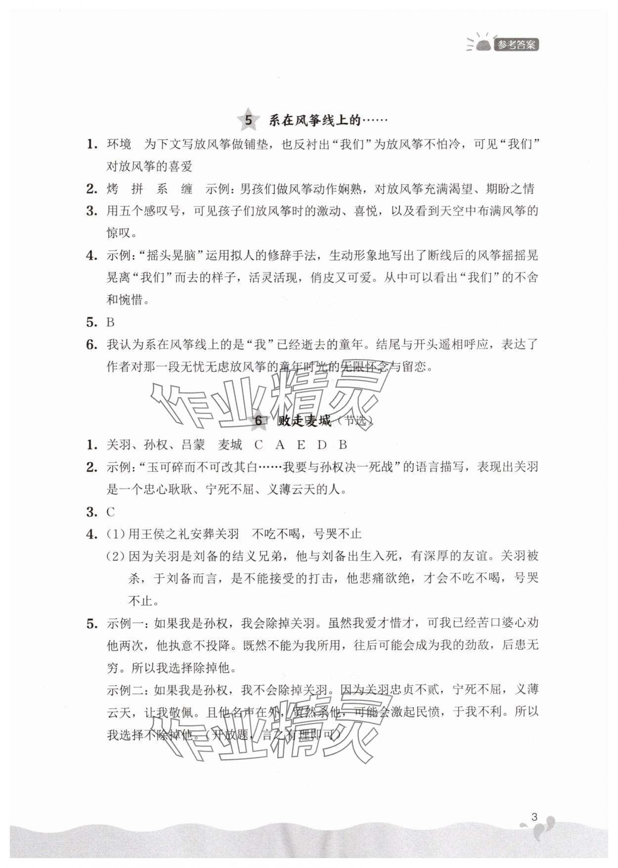 2024年閱讀力提升五年級(jí)語(yǔ)文下冊(cè)人教版 第3頁(yè)