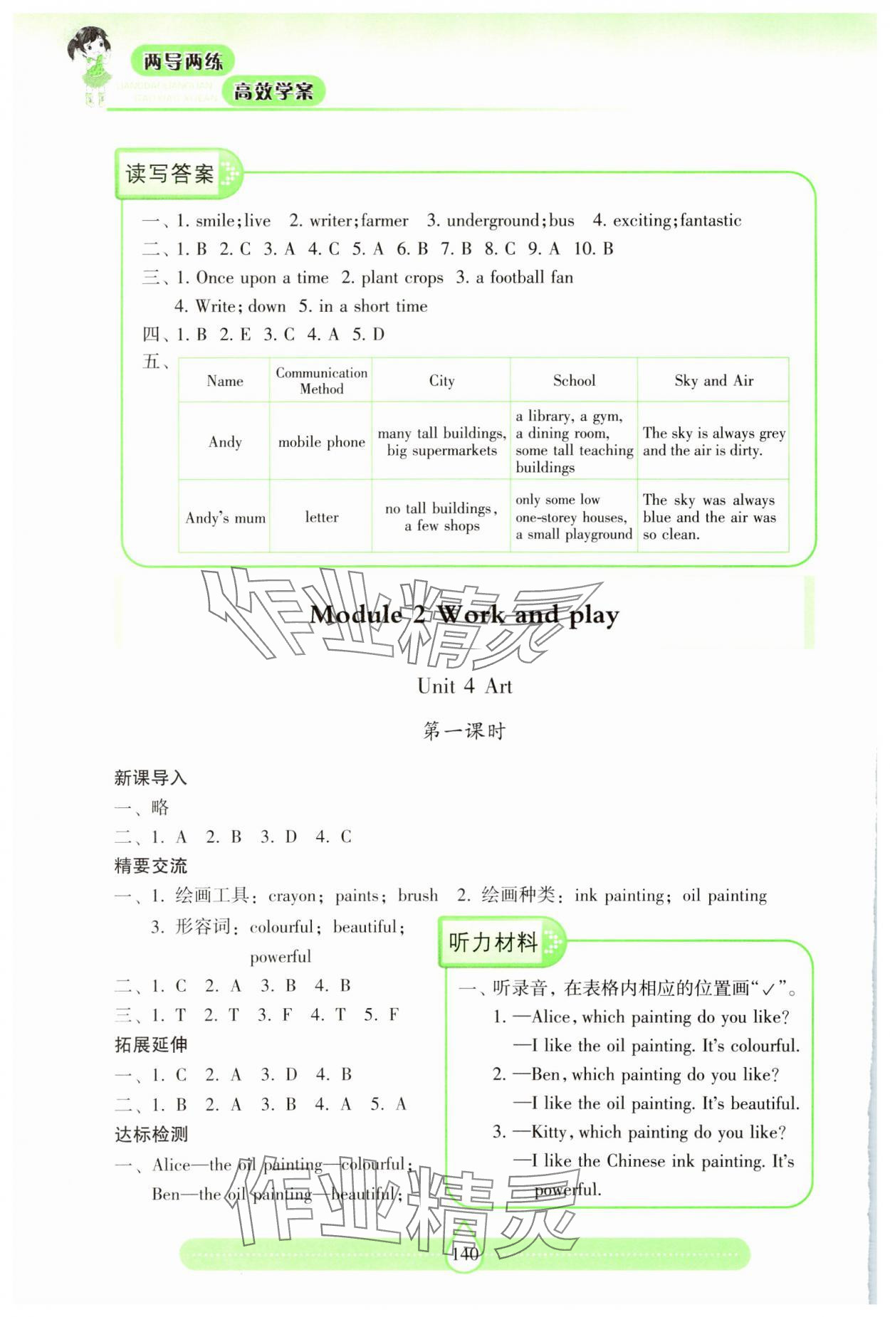 2025年新課標(biāo)兩導(dǎo)兩練高效學(xué)案六年級(jí)英語(yǔ)下冊(cè)滬教版 第6頁(yè)