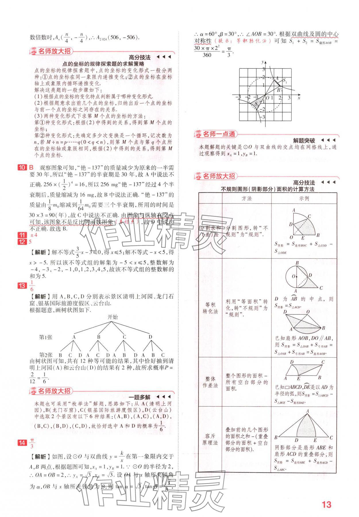 2024年金考卷百校聯(lián)盟系列中考領(lǐng)航卷數(shù)學(xué)河南專版 參考答案第12頁