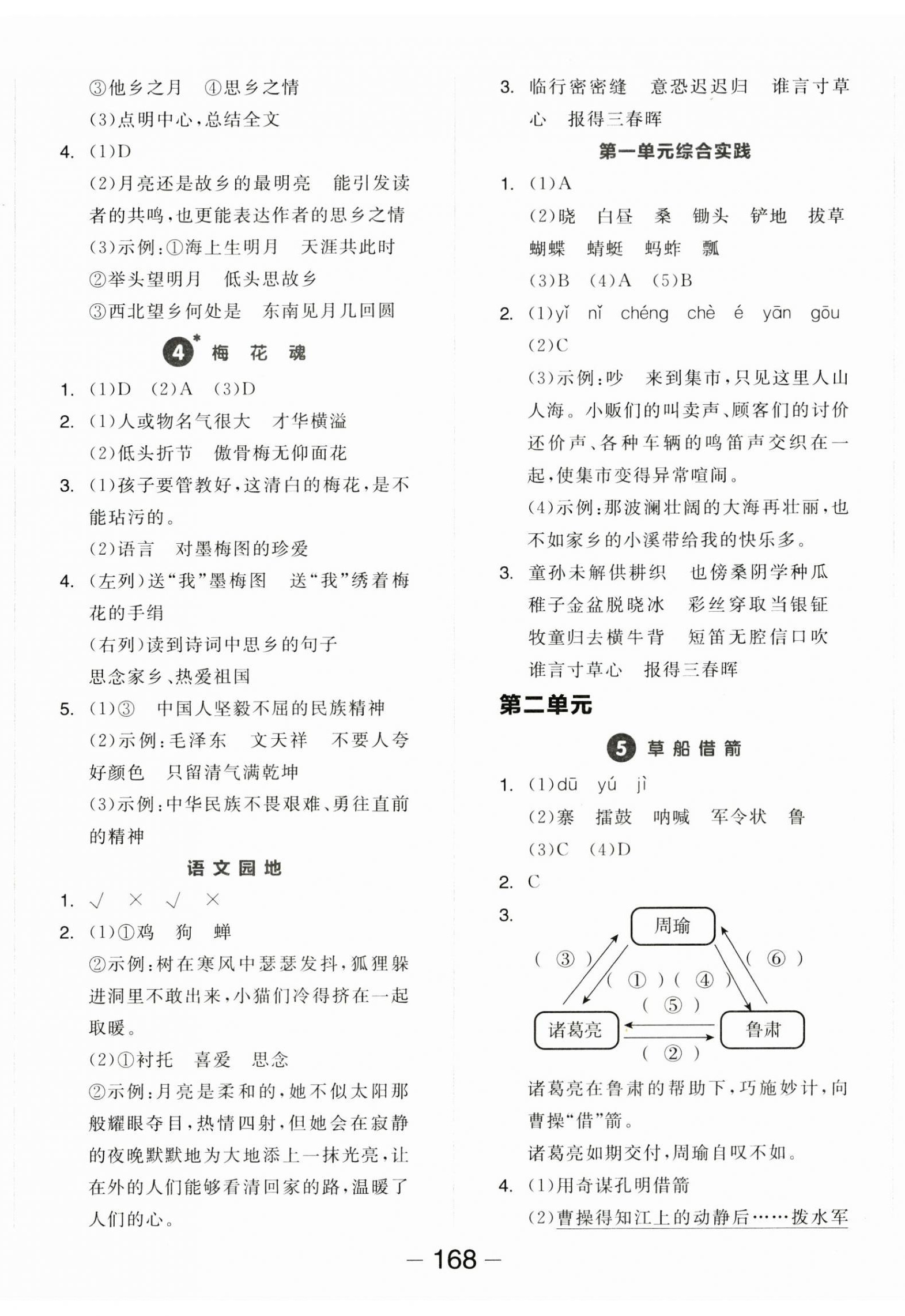 2025年全品学练考五年级语文下册人教版 第2页