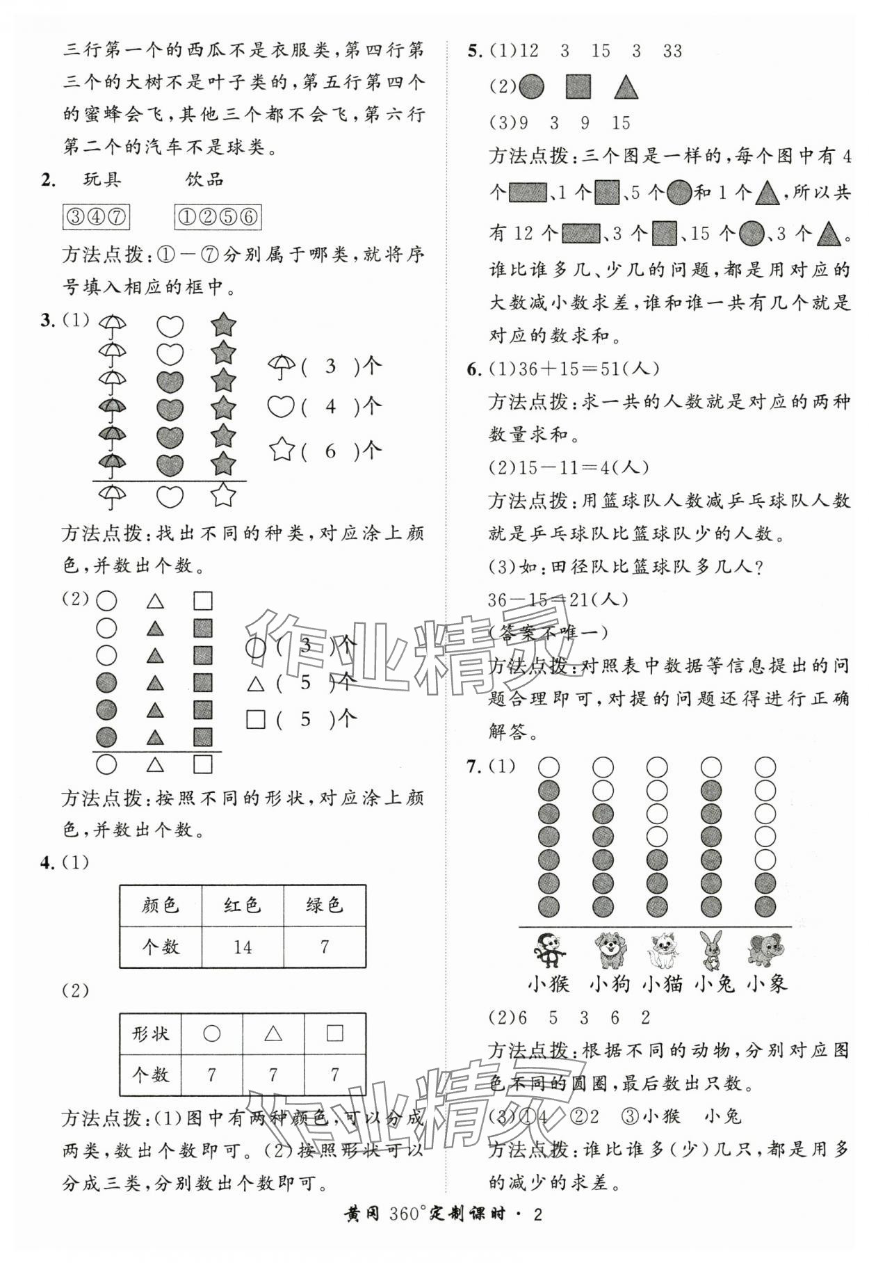 2025年黃岡360定制課時二年級數(shù)學(xué)上冊青島版 第2頁